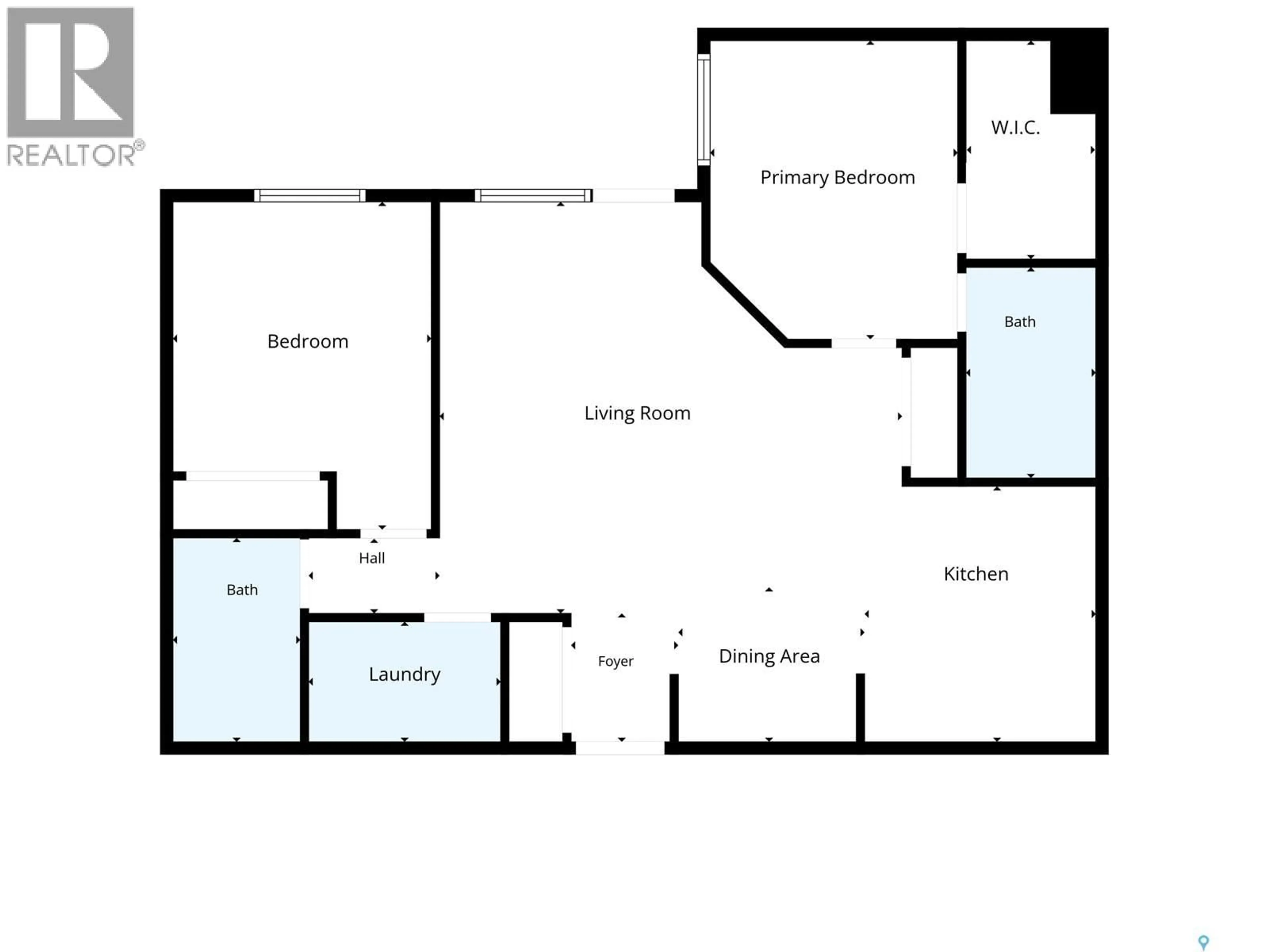 Floor plan for 103 150 PAWLYCHENKO LANE, Saskatoon Saskatchewan S7V0B4