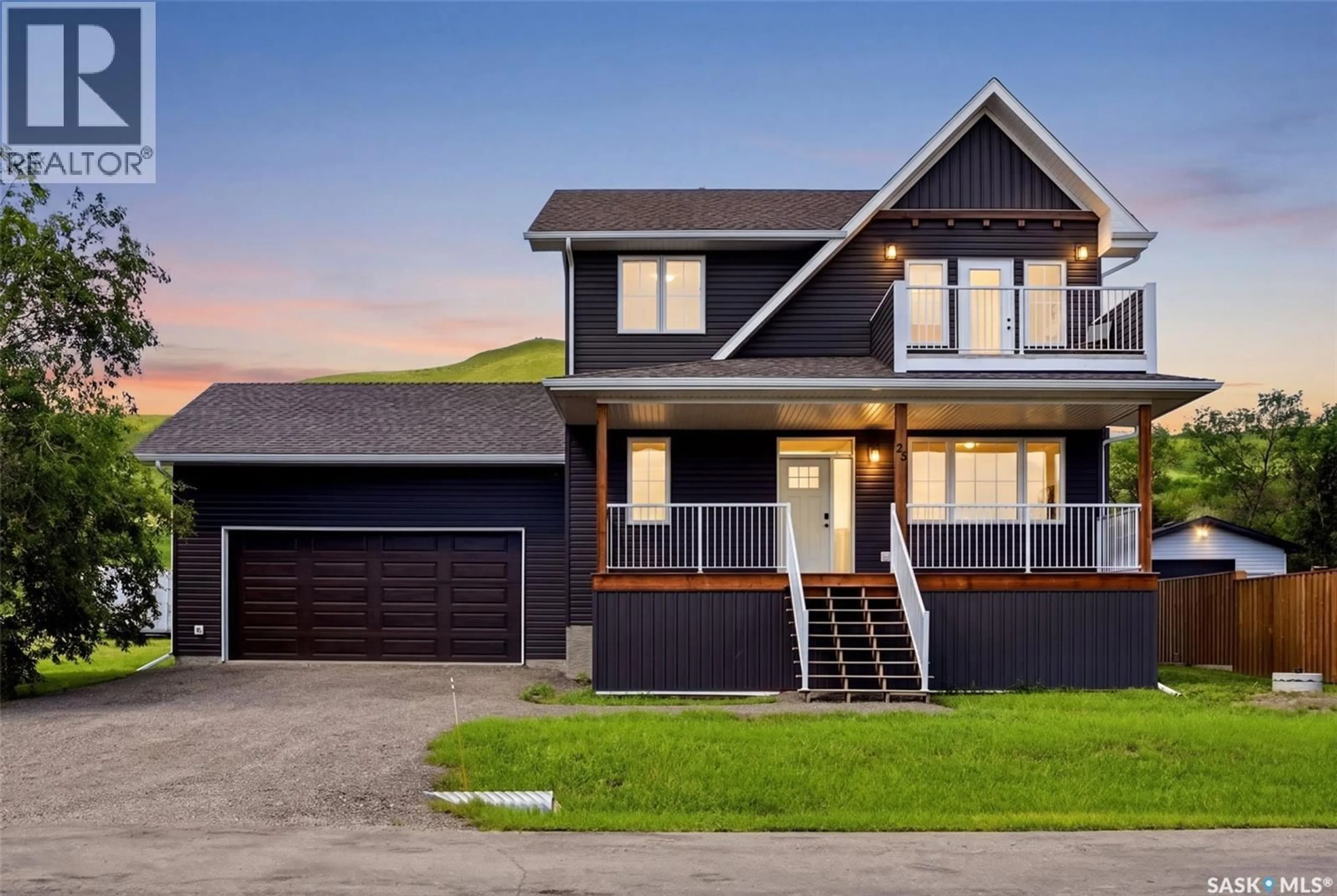 Home with vinyl exterior material, street for 25 AARON DRIVE, Echo Lake Saskatchewan S0G1S0