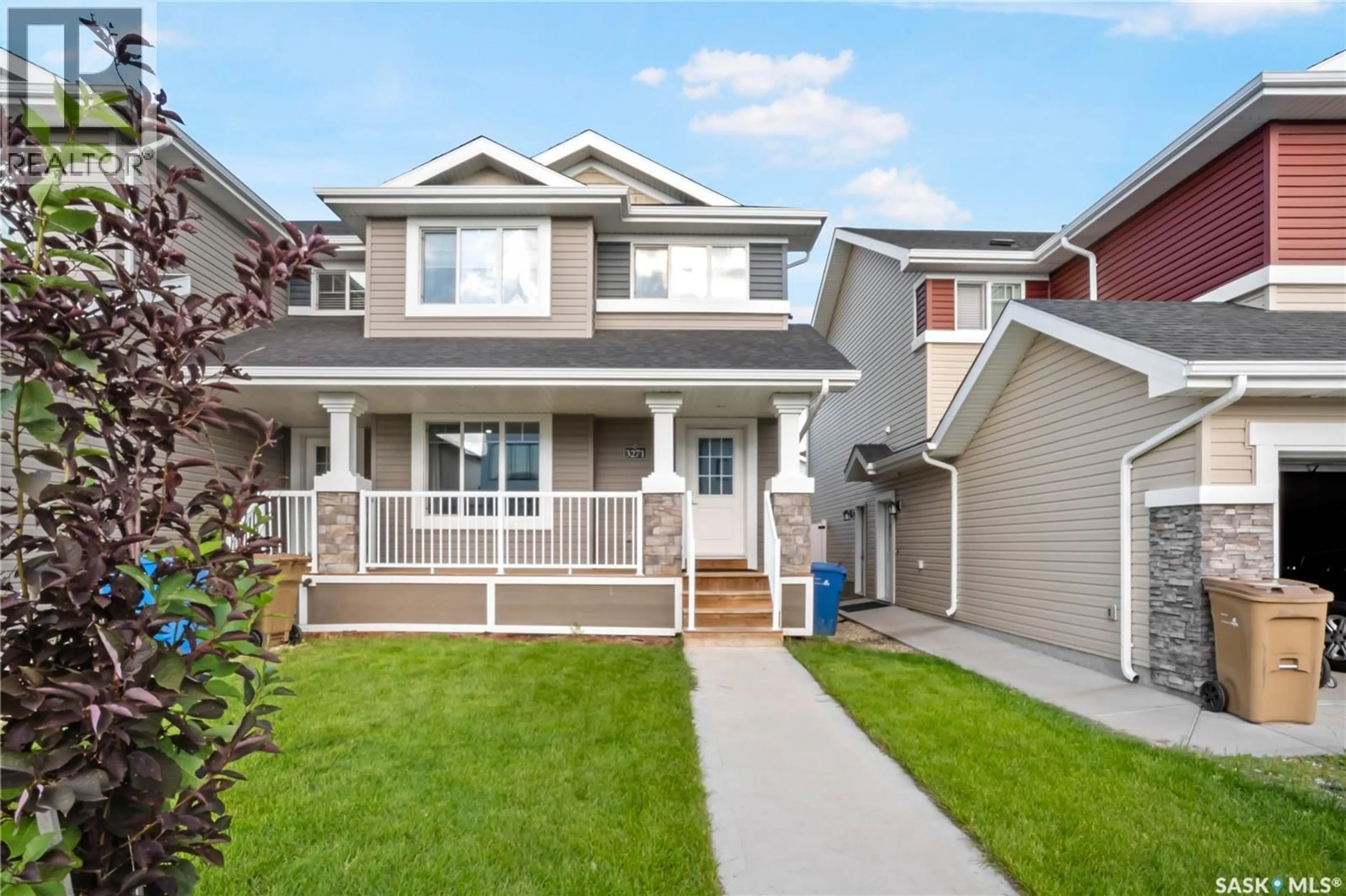 Home with vinyl exterior material, street for 3271 GREEN BROOK ROAD, Regina Saskatchewan S4V3R3