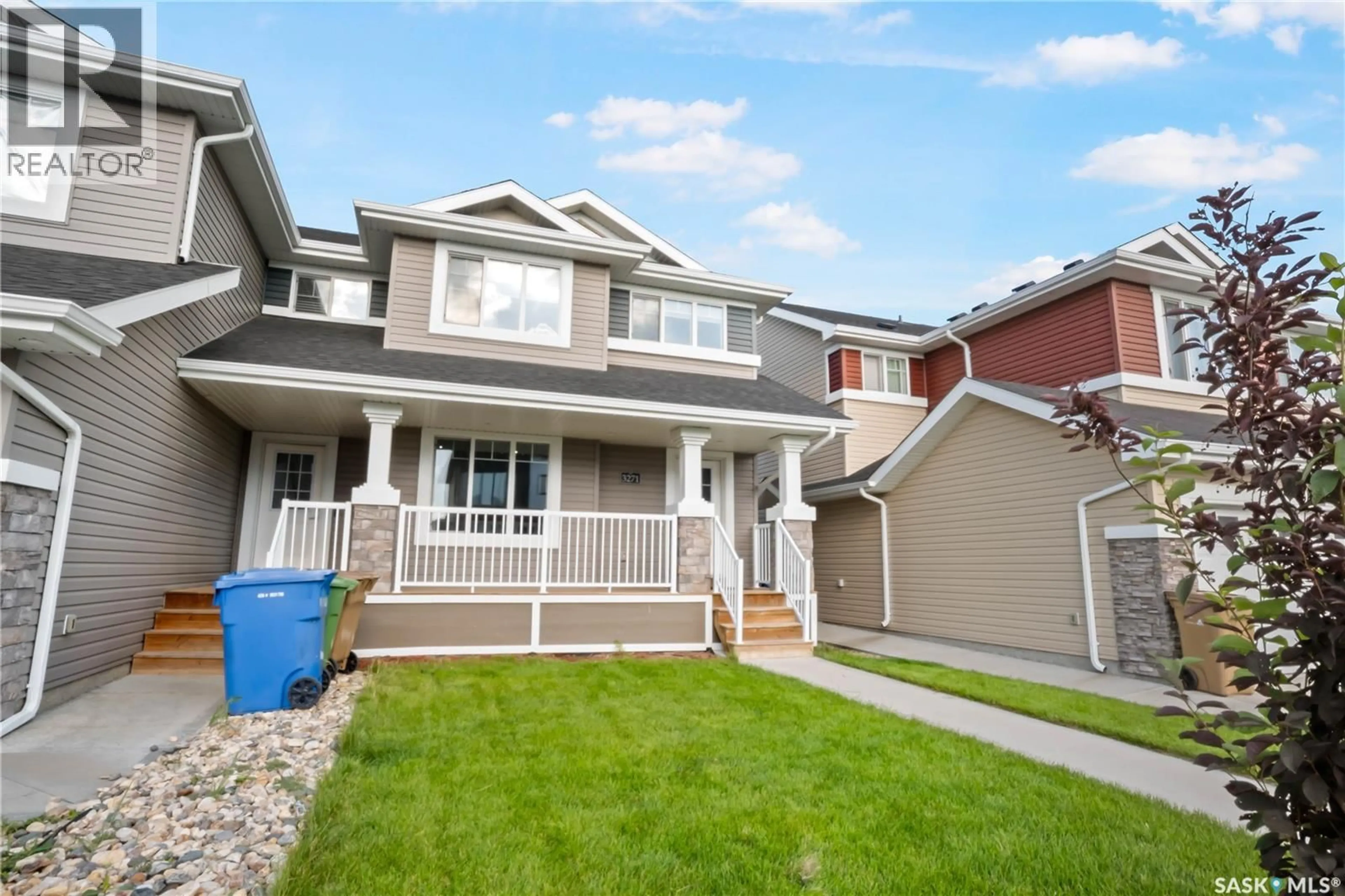 Home with vinyl exterior material, street for 3271 GREEN BROOK ROAD, Regina Saskatchewan S4V3R3