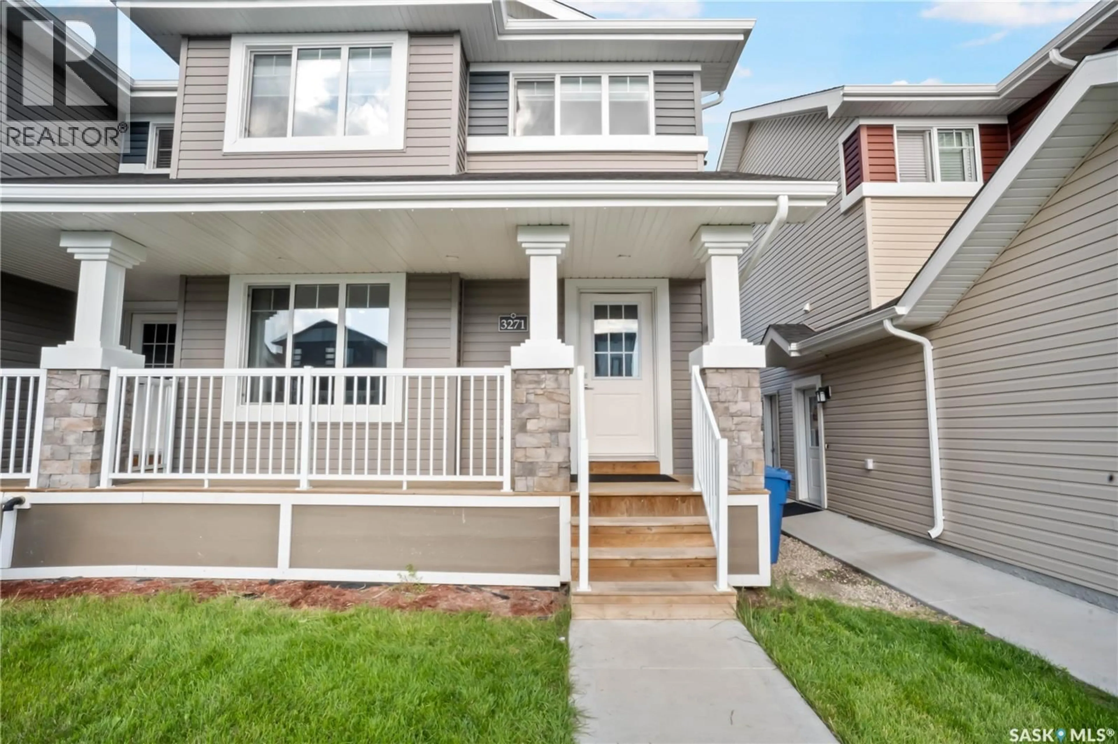 Home with vinyl exterior material, street for 3271 GREEN BROOK ROAD, Regina Saskatchewan S4V3R3