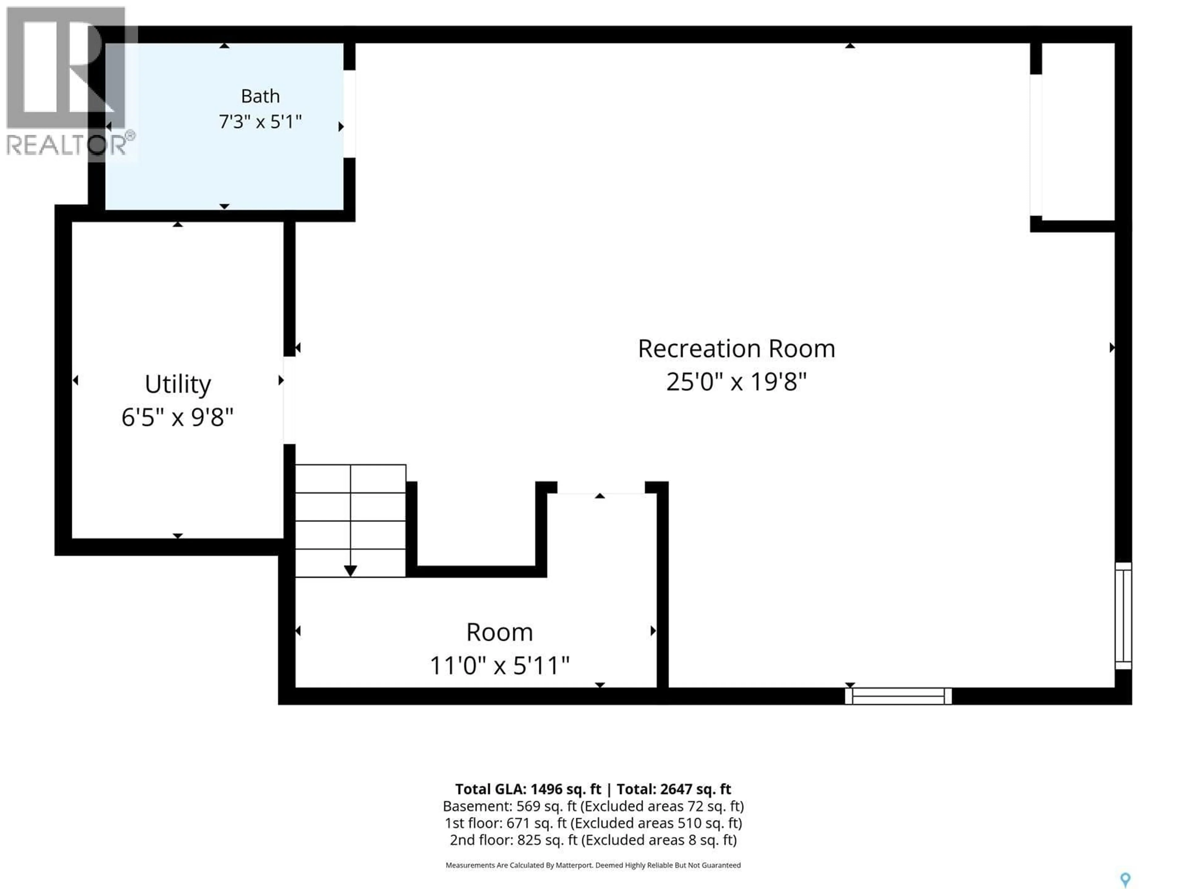 Floor plan for 1623 BROADWAY AVENUE, Saskatoon Saskatchewan S7H2B2