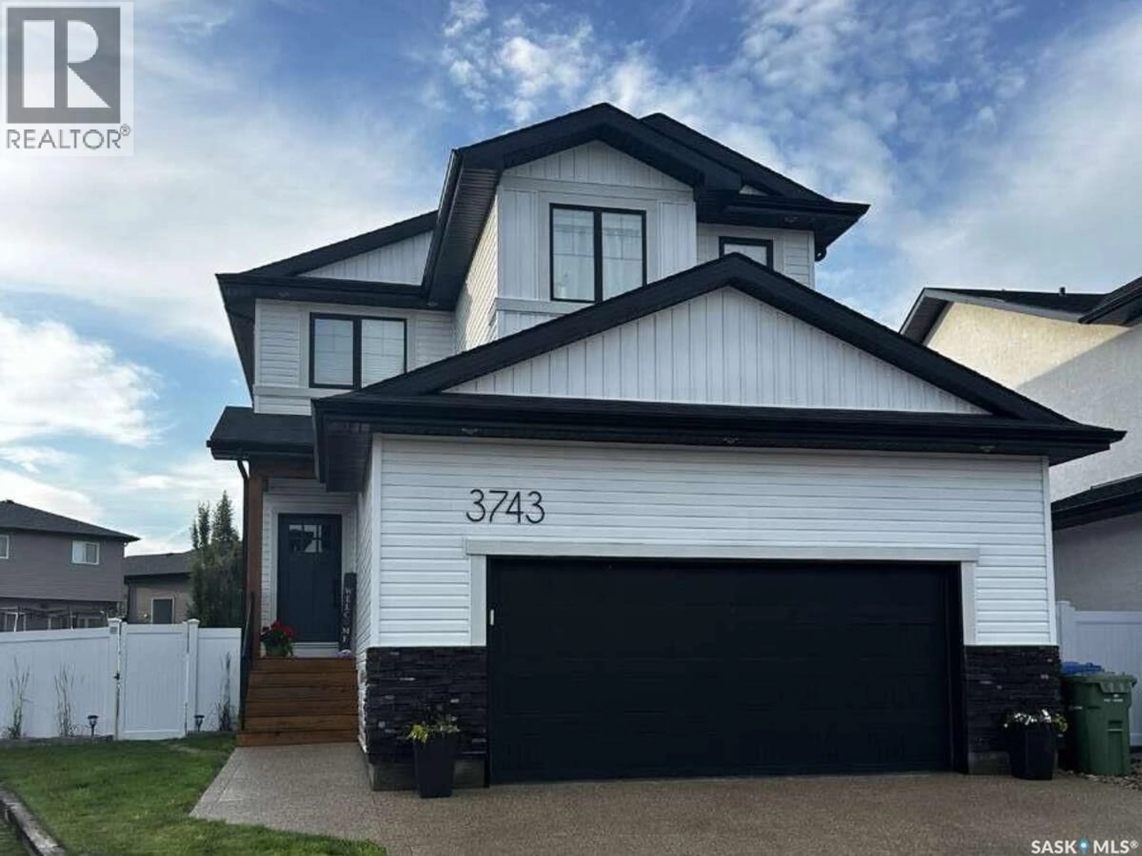 Home with vinyl exterior material, street for 3743 GEE CRESCENT, Regina Saskatchewan S4V3P1