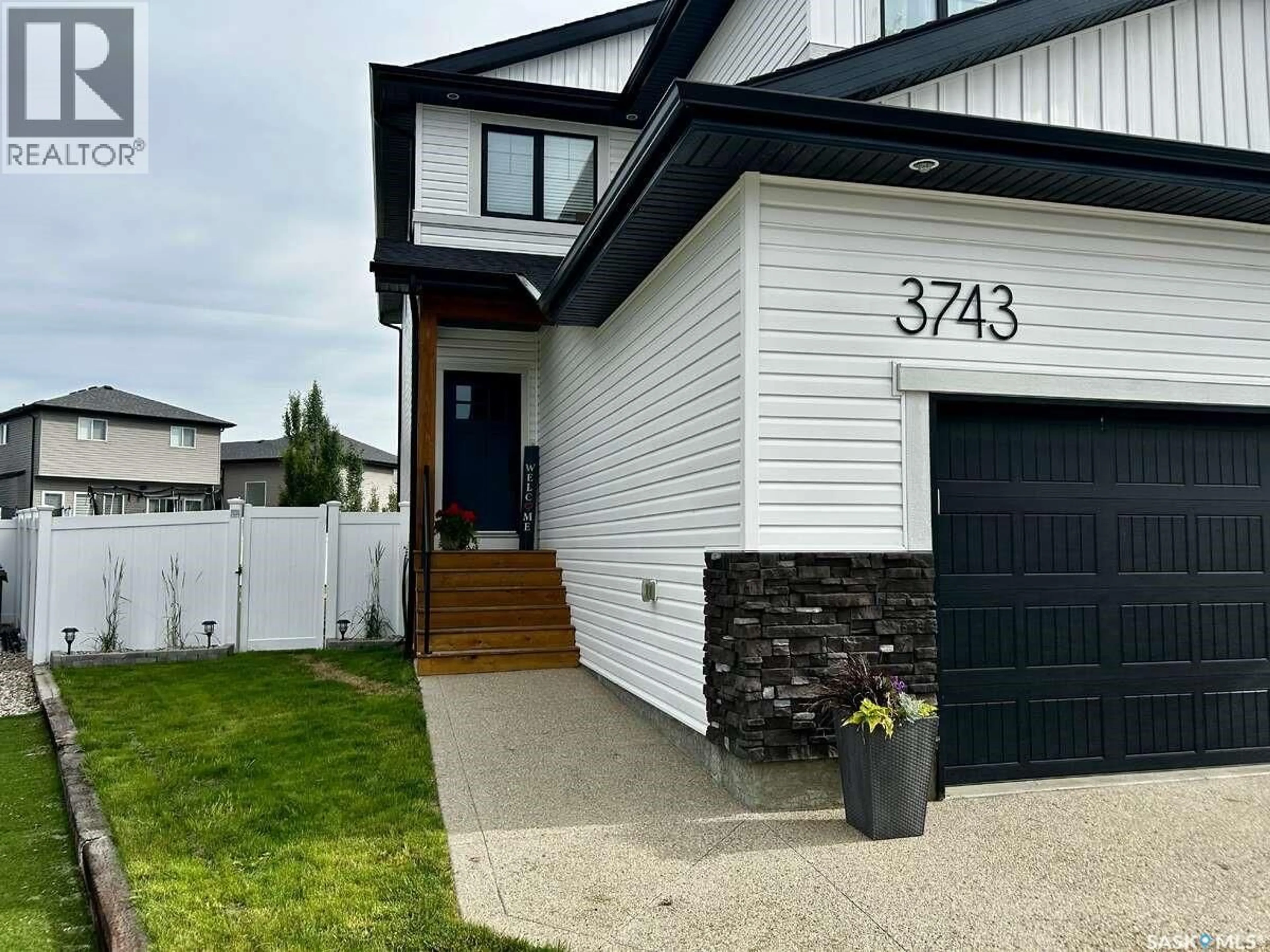 Home with vinyl exterior material, street for 3743 GEE CRESCENT, Regina Saskatchewan S4V3P1