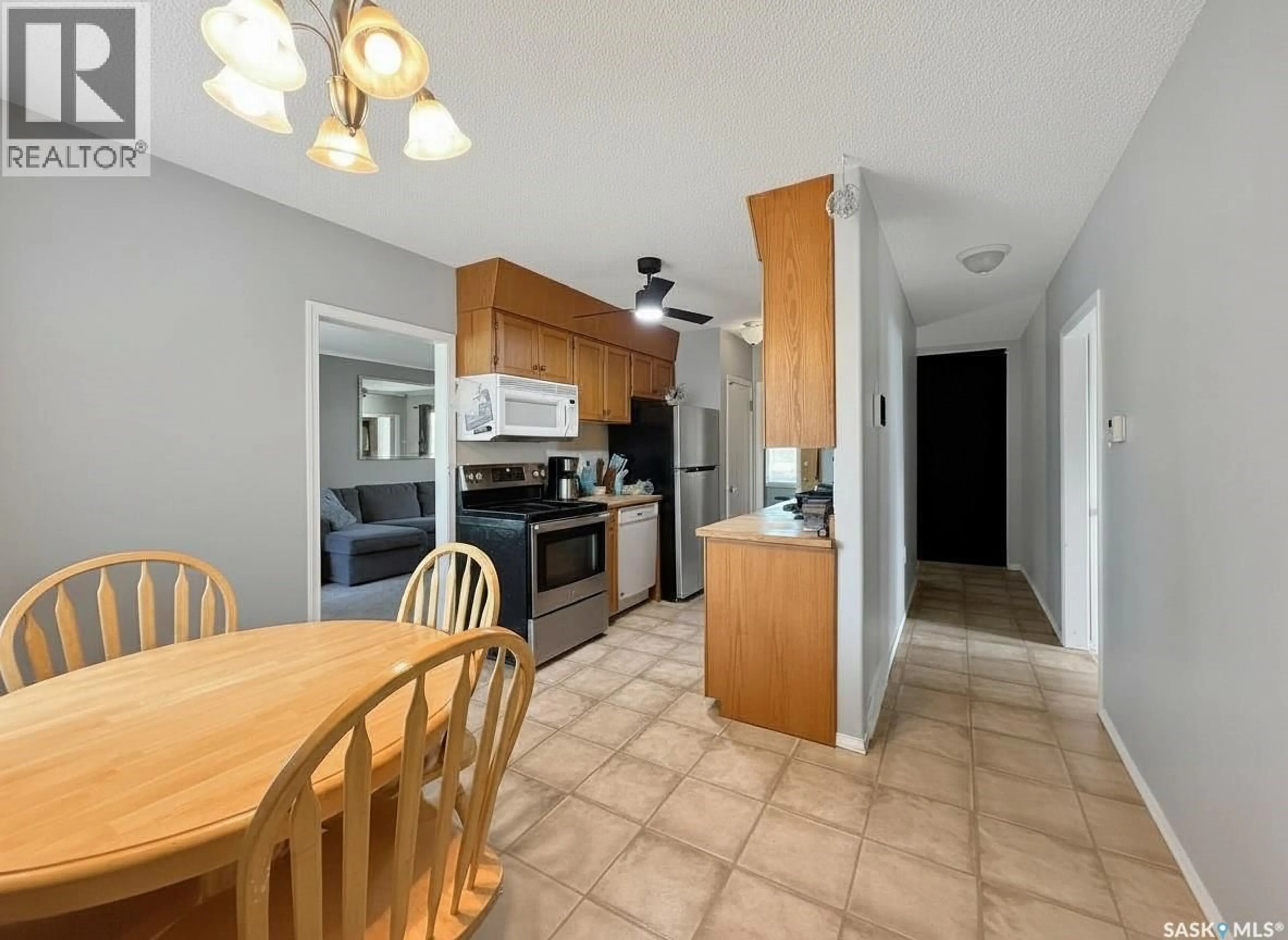 Open concept kitchen, ceramic/tile floor for 1700 15TH AVENUE, Prince Albert Saskatchewan S6V5P3
