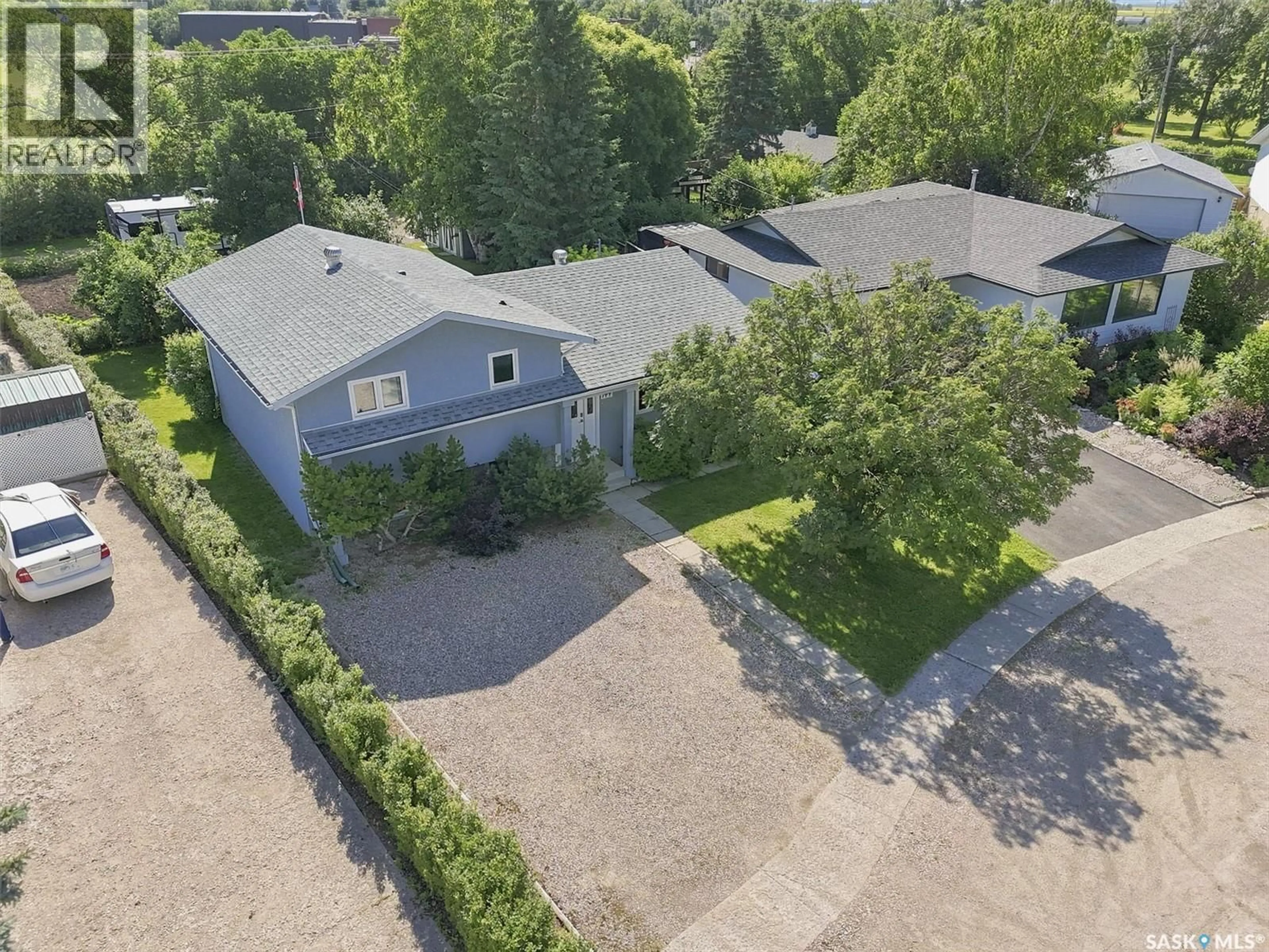 A pic from outside/outdoor area/front of a property/back of a property/a pic from drone, street for 144 SYLVITE CRESCENT, Allan Saskatchewan S0K0C0