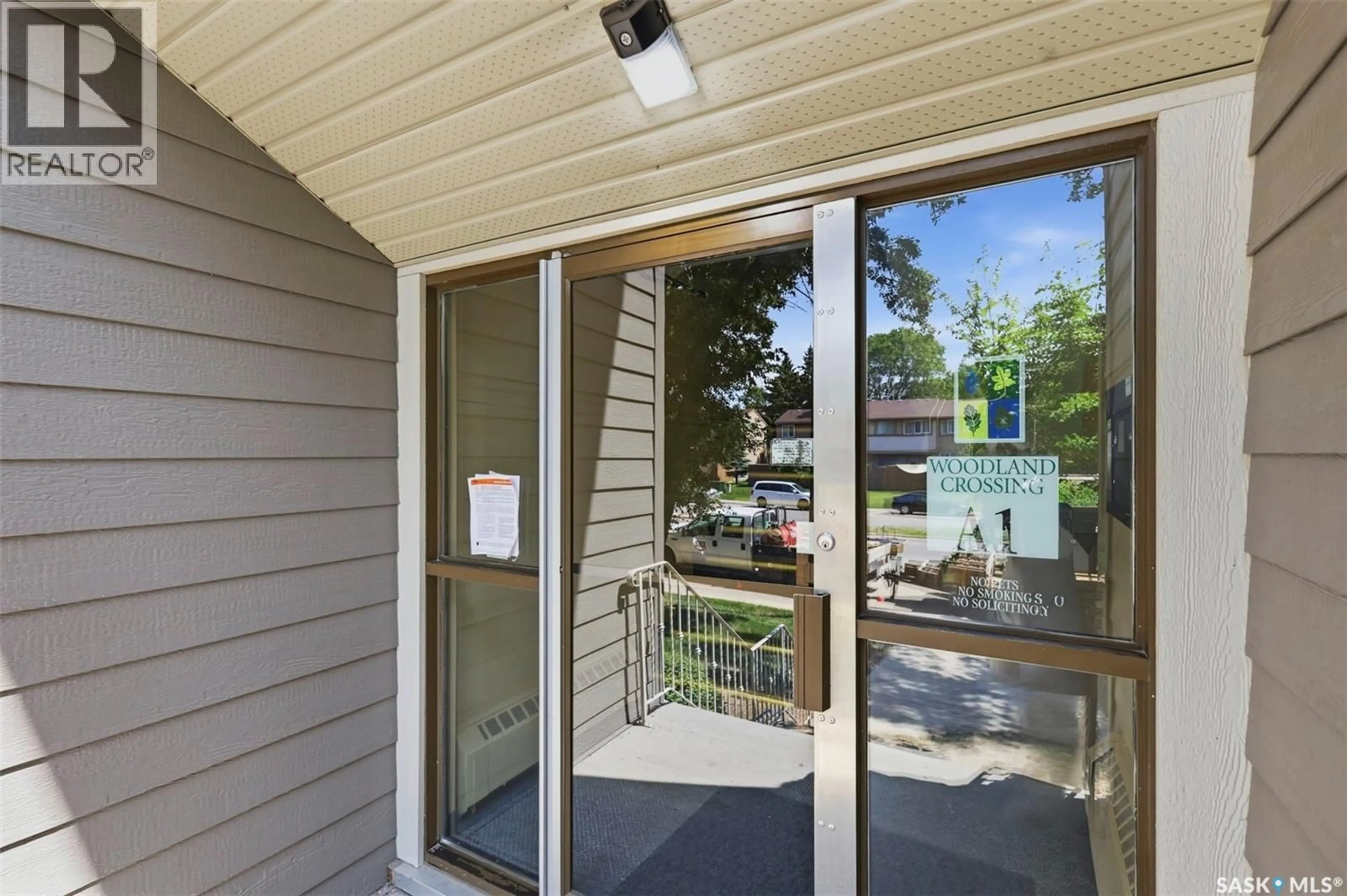 Patio, water/lake/river/ocean view for 301 1A - 1121 MCKERCHER DRIVE, Saskatoon Saskatchewan S7H5B8