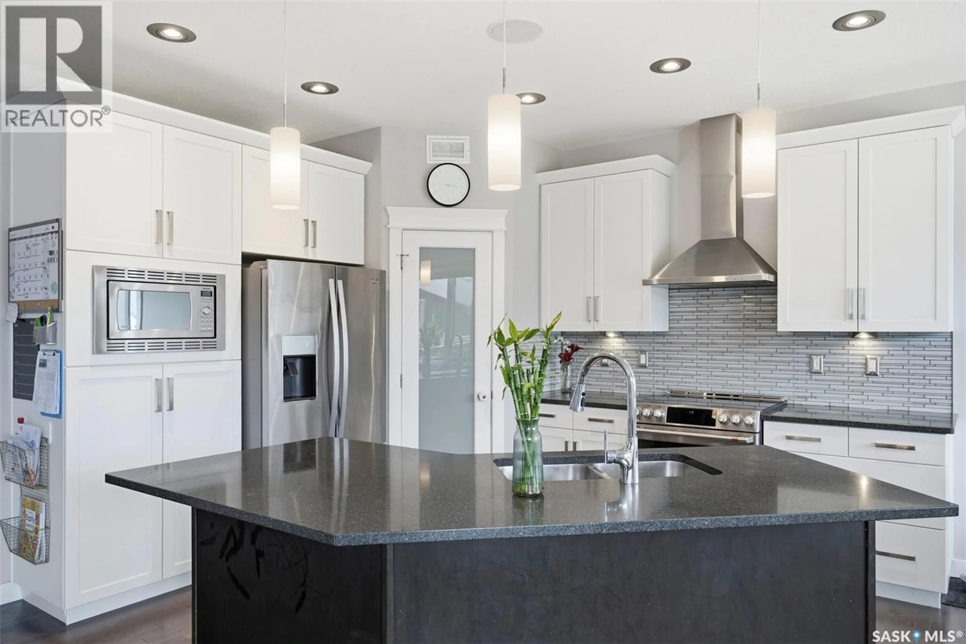 Contemporary kitchen, ceramic/tile floor for 1115 WERSCHNER CRESCENT, Saskatoon Saskatchewan S7V0A7
