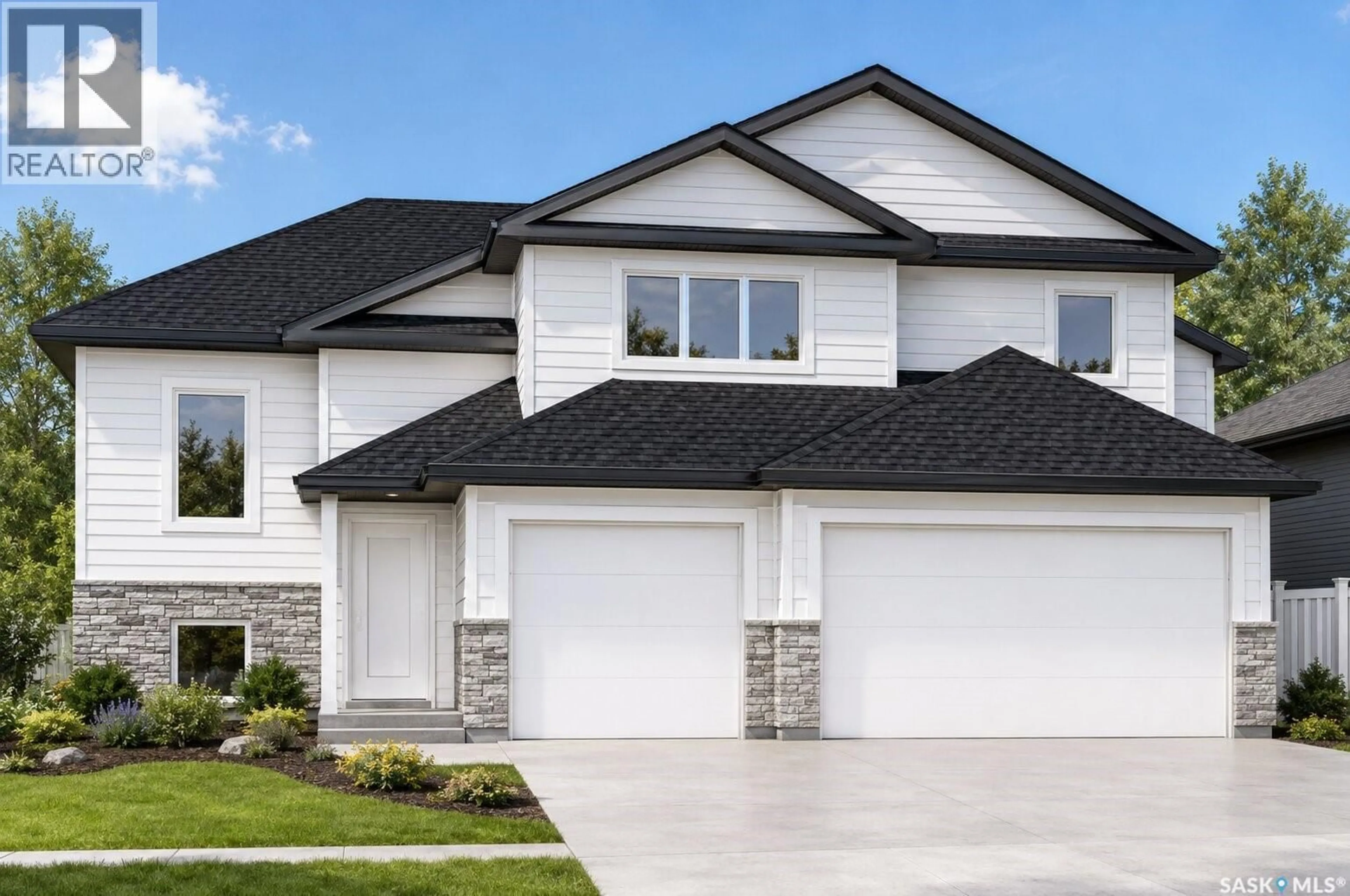 Home with vinyl exterior material, street for 440 AUGUSTA BOULEVARD, Warman Saskatchewan S0K4S4