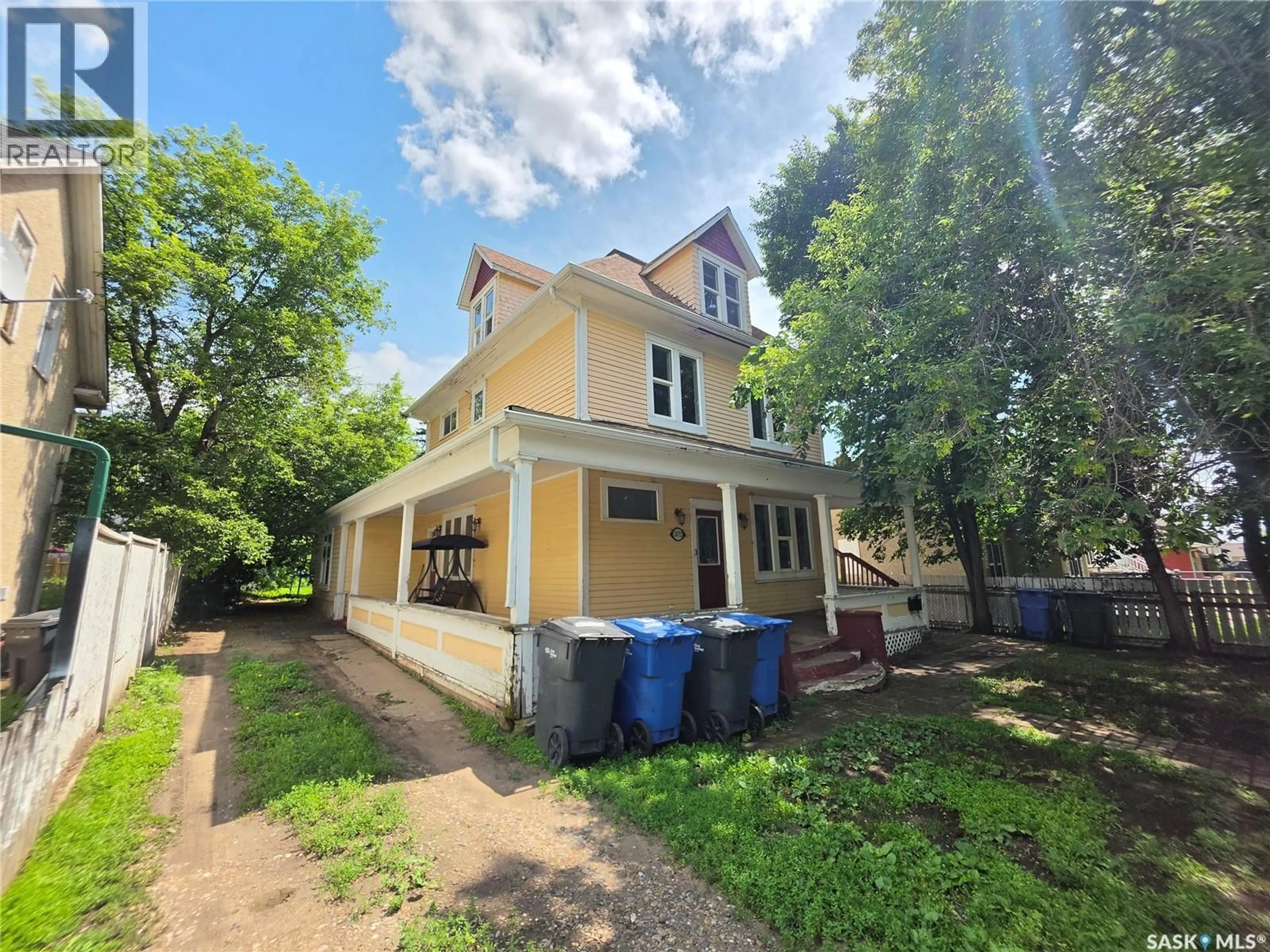 A pic from outside/outdoor area/front of a property/back of a property/a pic from drone, building for 1072 104TH STREET, North Battleford Saskatchewan S9A1N4