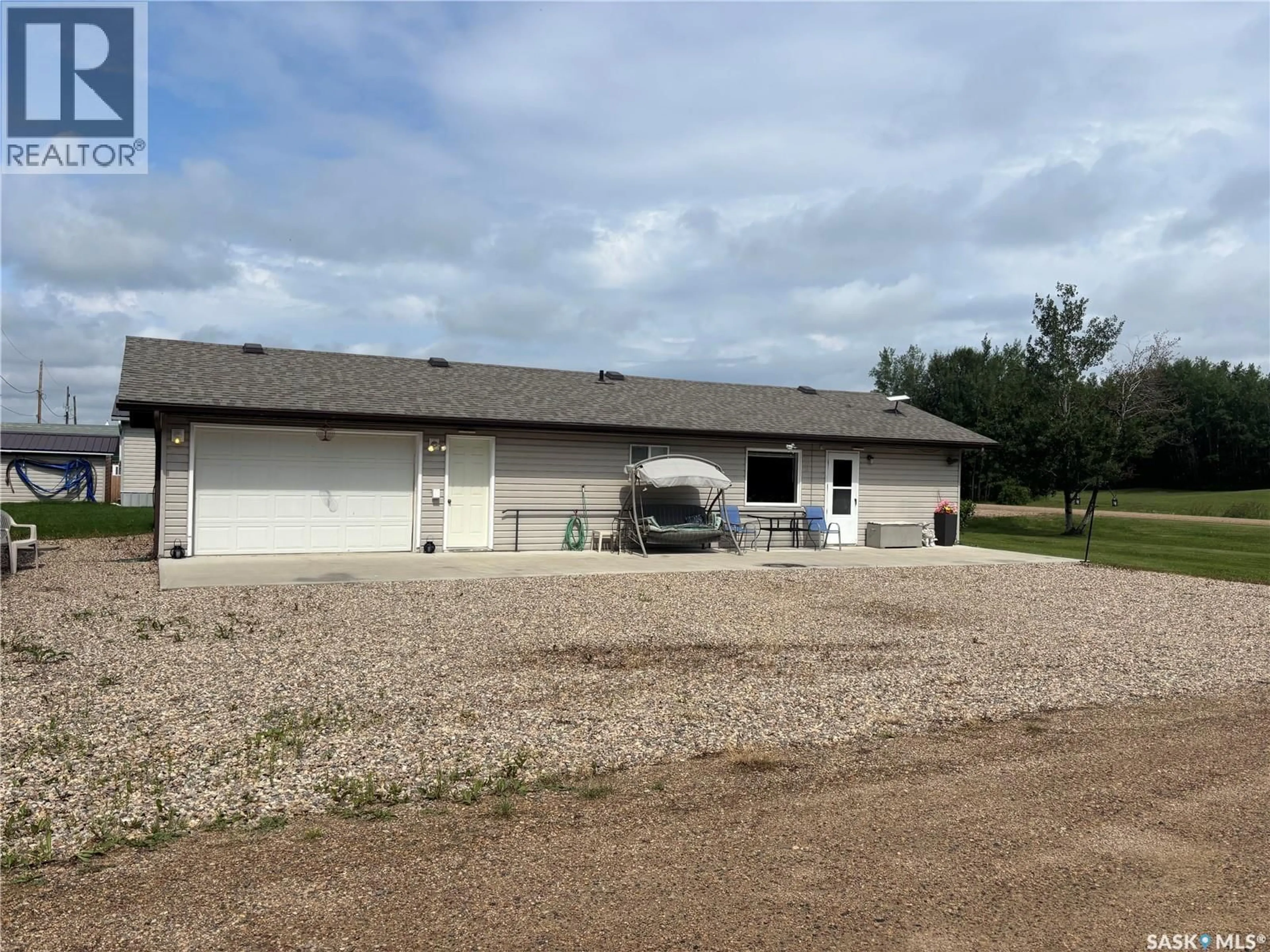 A pic from outside/outdoor area/front of a property/back of a property/a pic from drone, building for Wallman Cabin - OTTER CRES, Delaronde Lake Saskatchewan S0J0E0