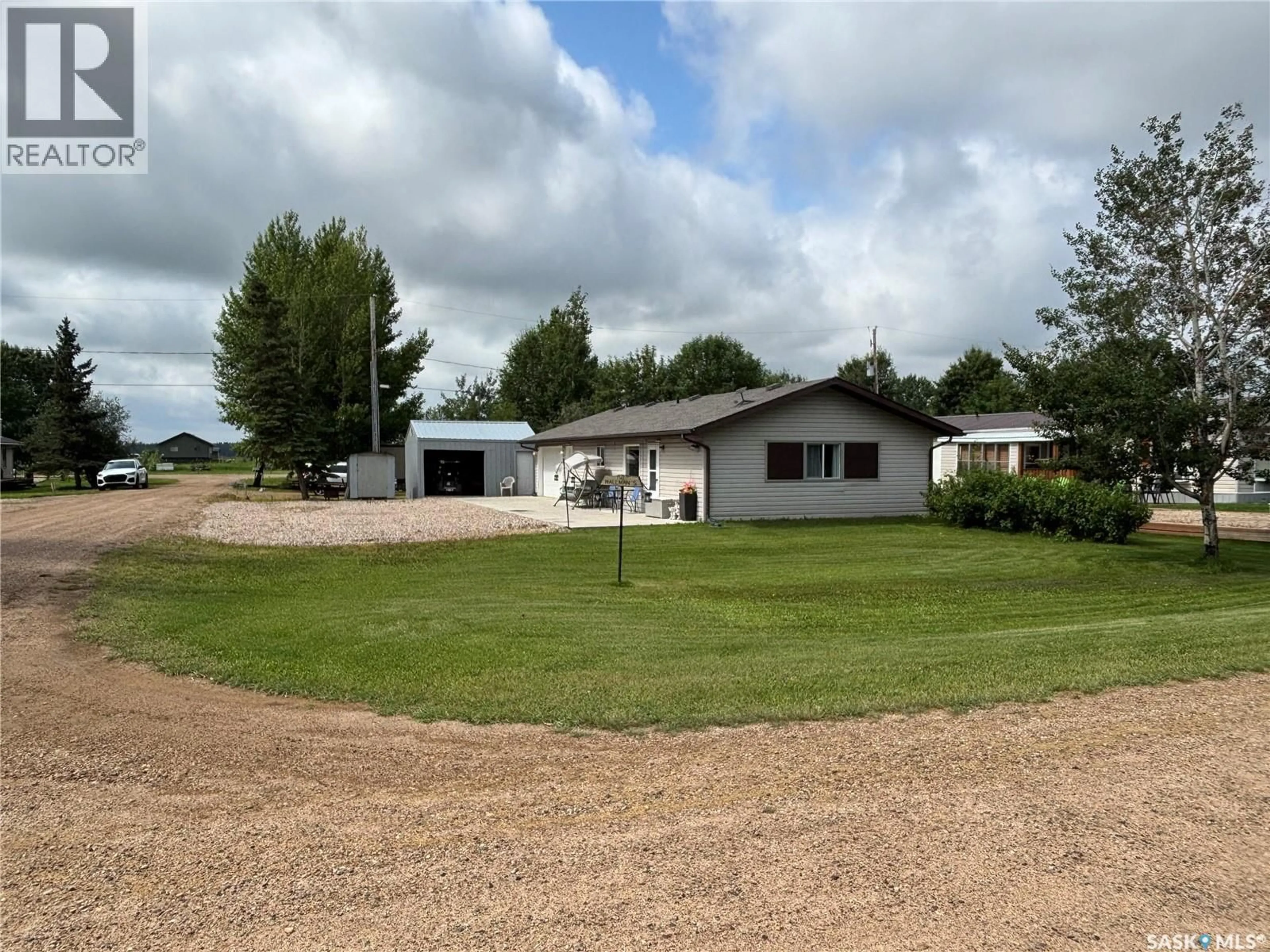 A pic from outside/outdoor area/front of a property/back of a property/a pic from drone, building for Wallman Cabin - OTTER CRES, Delaronde Lake Saskatchewan S0J0E0