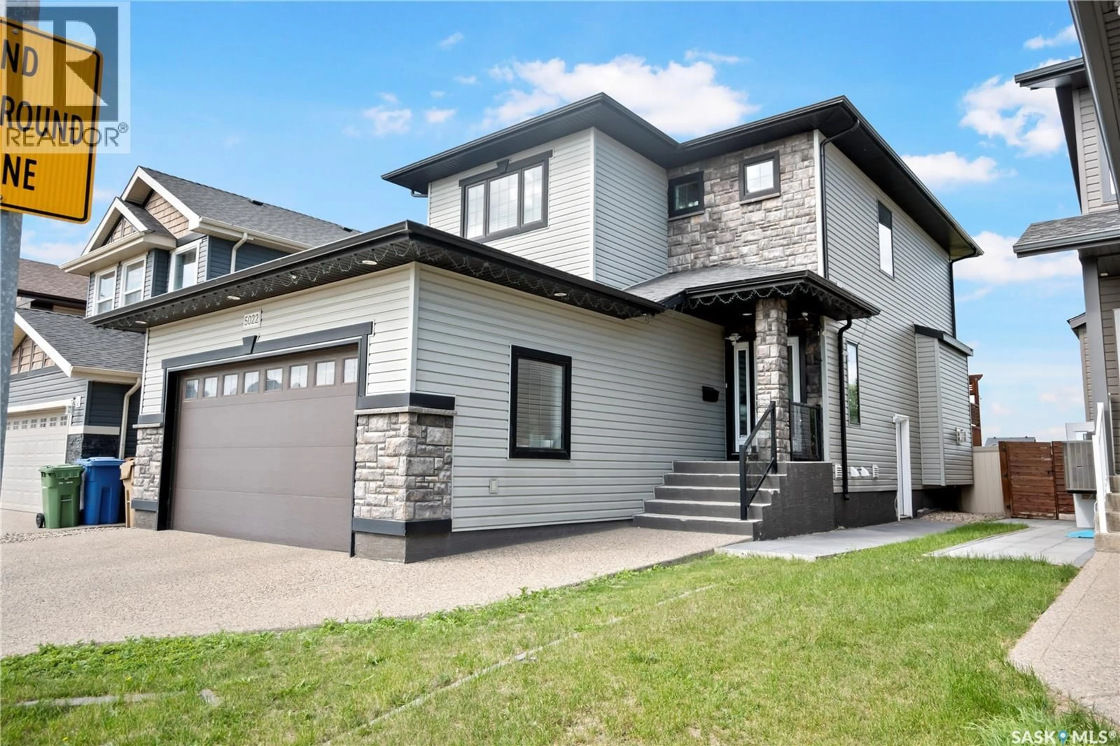 Home with vinyl exterior material, street for 5022 PADWICK ROAD, Regina Saskatchewan S4W0C4