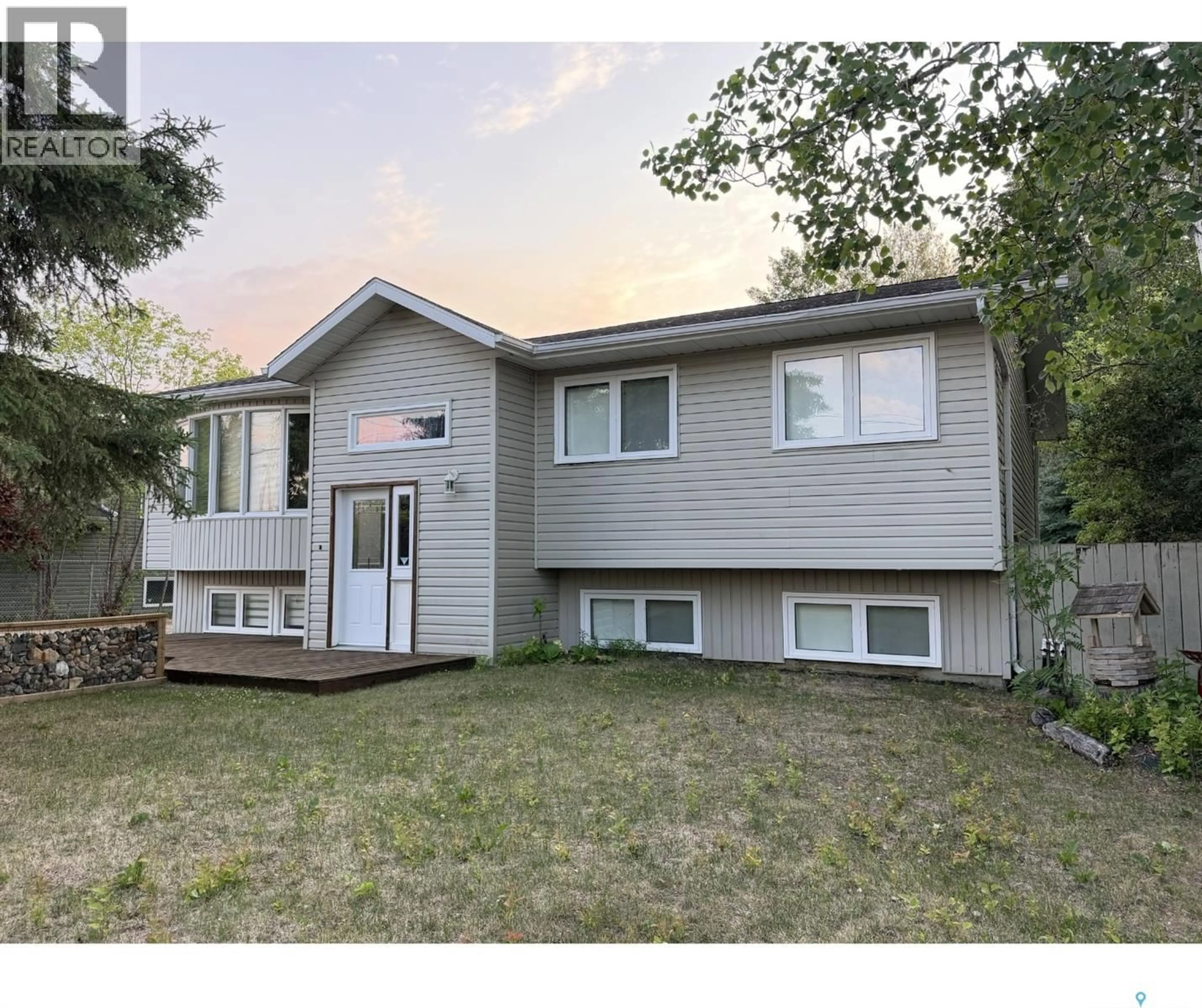 Home with vinyl exterior material, street for 241 DEHAVILLAND AVENUE, Air Ronge Saskatchewan S0J3G0