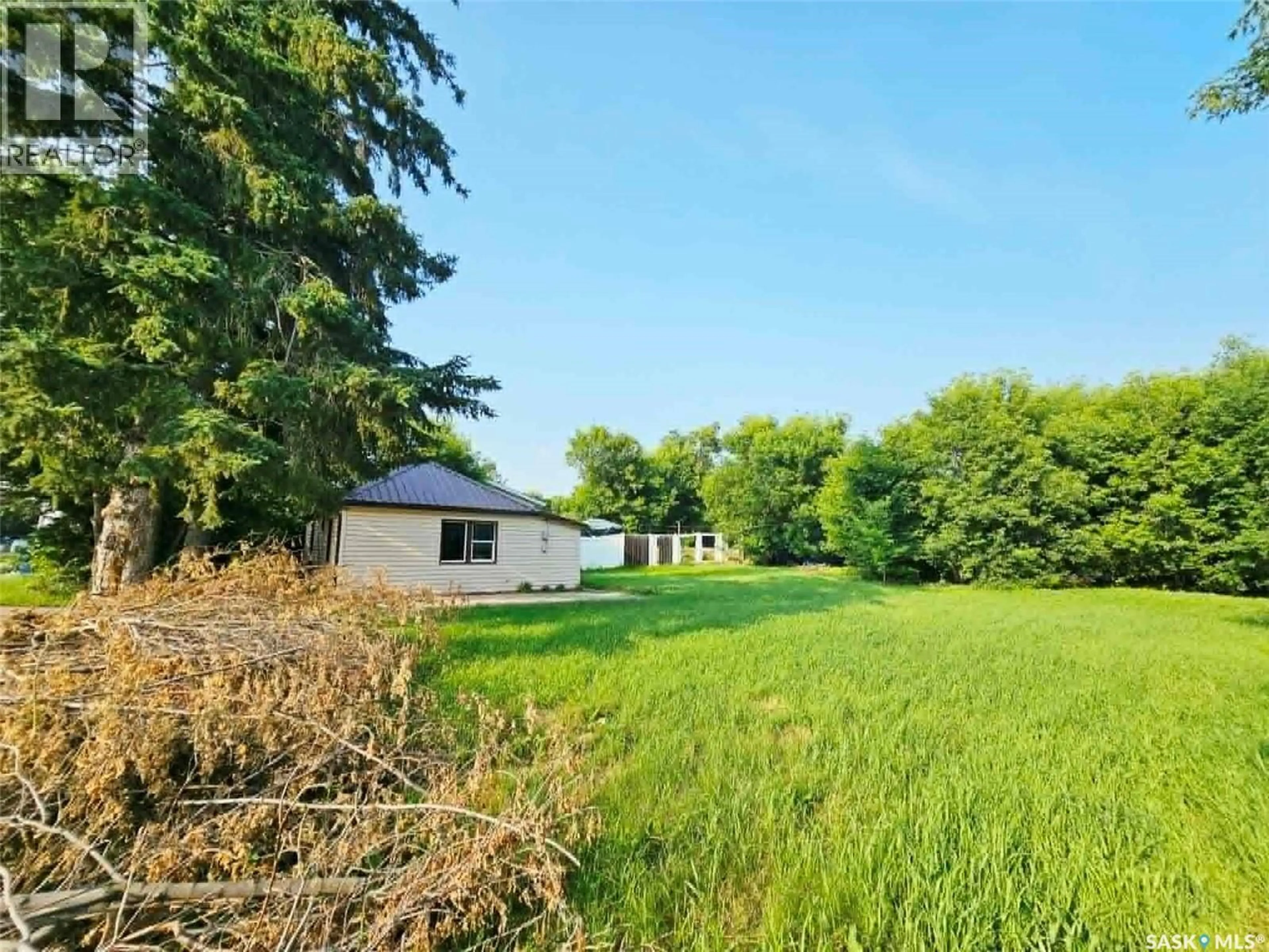 A pic from outside/outdoor area/front of a property/back of a property/a pic from drone, forest/trees view for 509 ST MARY STREET, Esterhazy Saskatchewan S0A0X0
