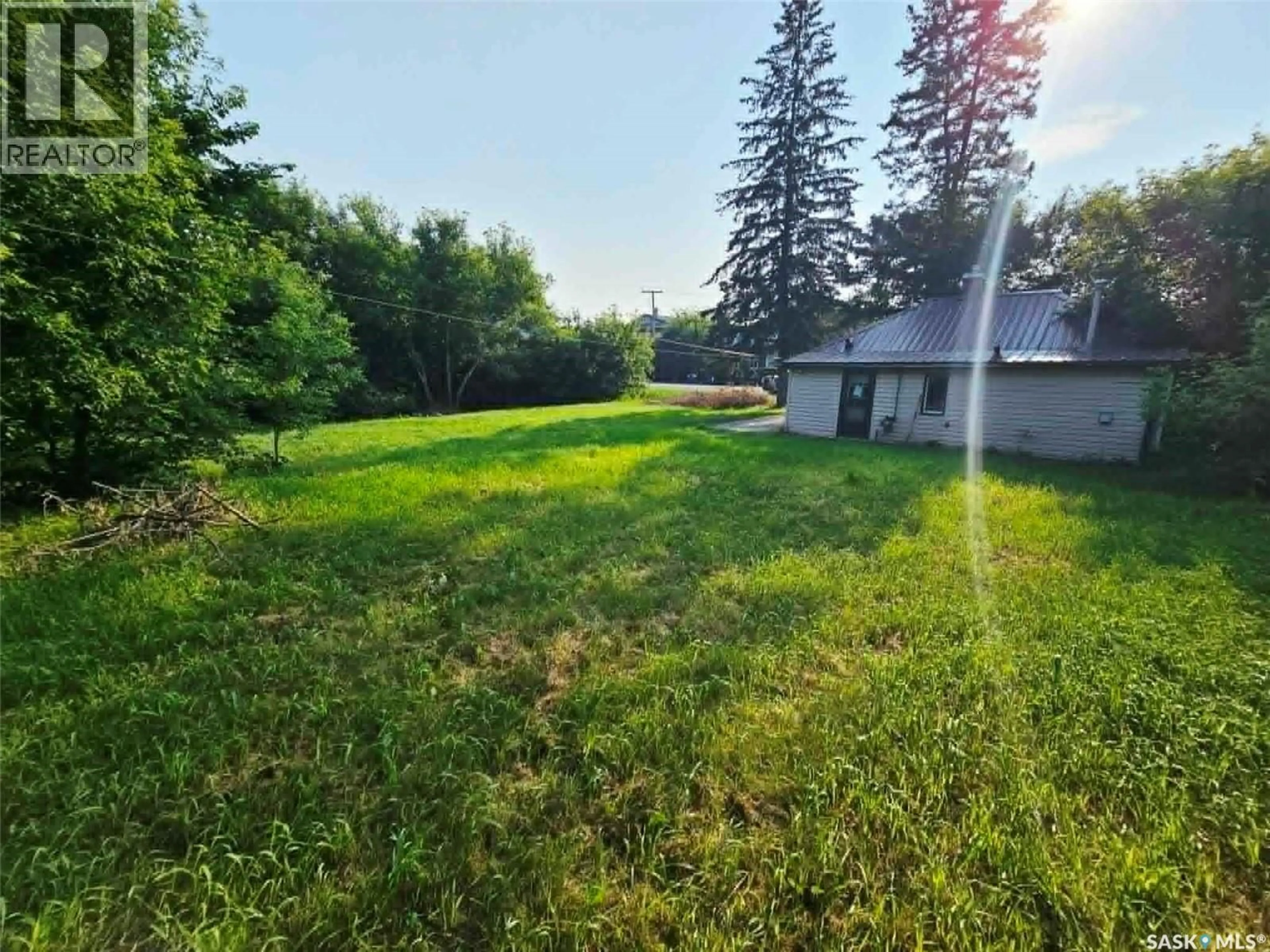 A pic from outside/outdoor area/front of a property/back of a property/a pic from drone, forest/trees view for 509 ST MARY STREET, Esterhazy Saskatchewan S0A0X0