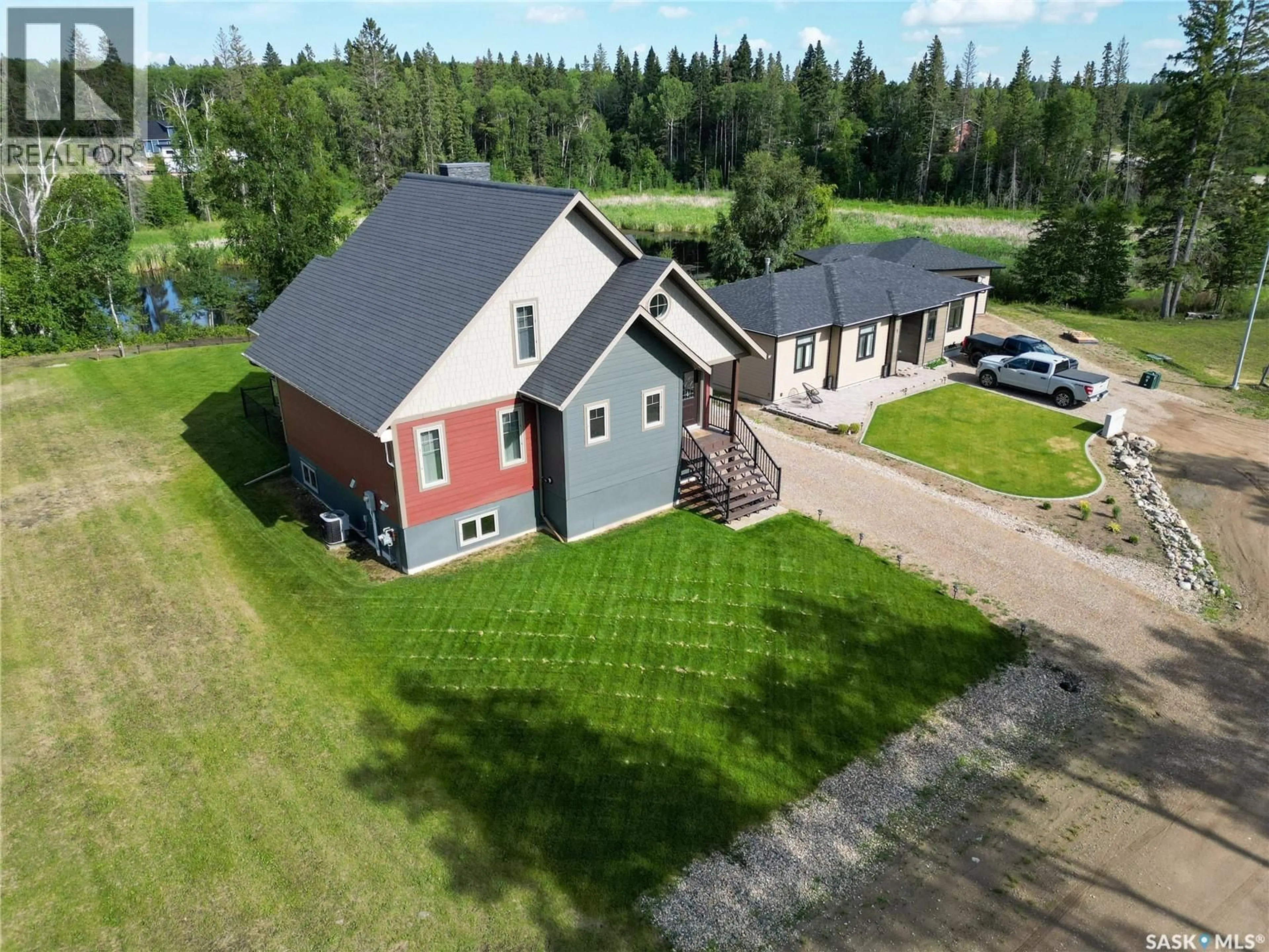 A pic from outside/outdoor area/front of a property/back of a property/a pic from drone, building for 8 101 NEIS ACCESS ROAD, Lakeland Rm No. 521 Saskatchewan S0J0N0
