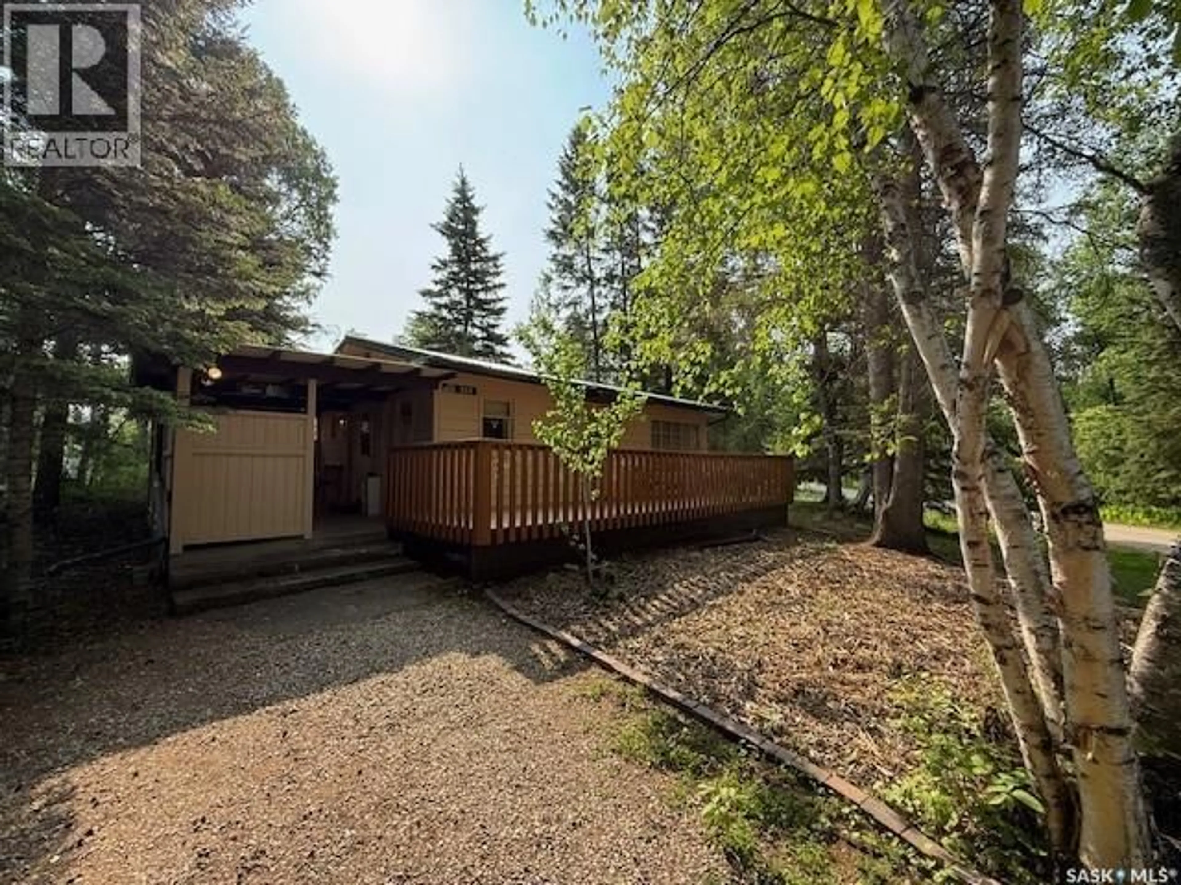 A pic from outside/outdoor area/front of a property/back of a property/a pic from drone, forest/trees view for 214 WILLOW AVENUE, Duck Mountain Provincial Park Saskatchewan S0A1S0