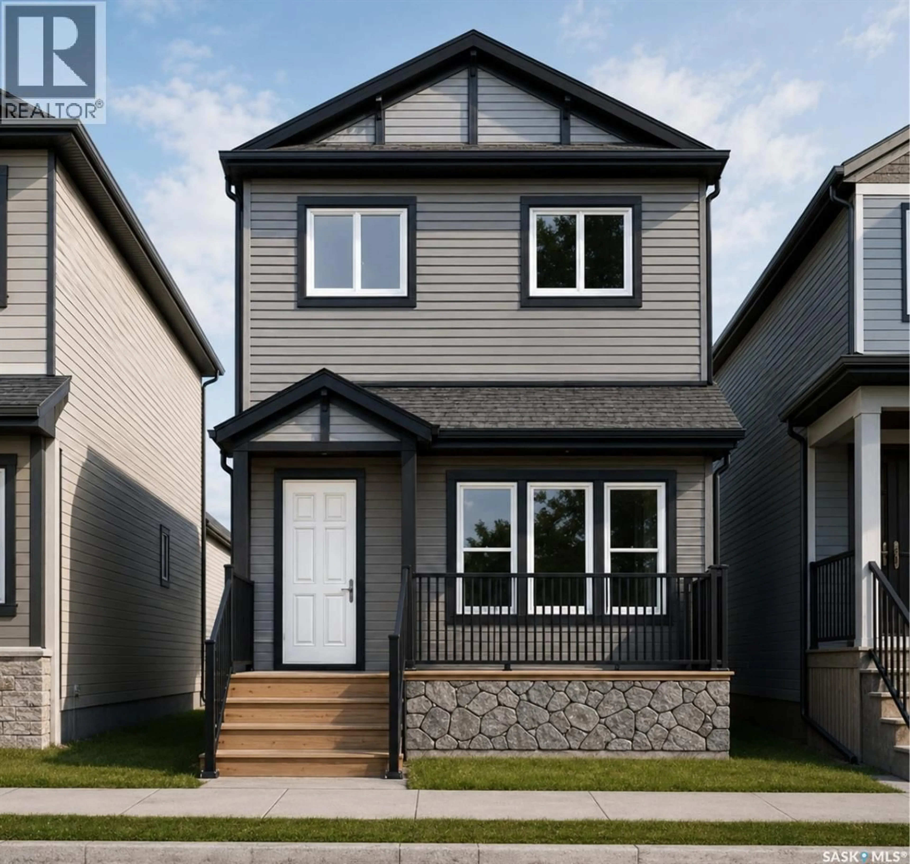 Home with vinyl exterior material, street for 1521 RICHARDSON ROAD, Saskatoon Saskatchewan S7M0W9