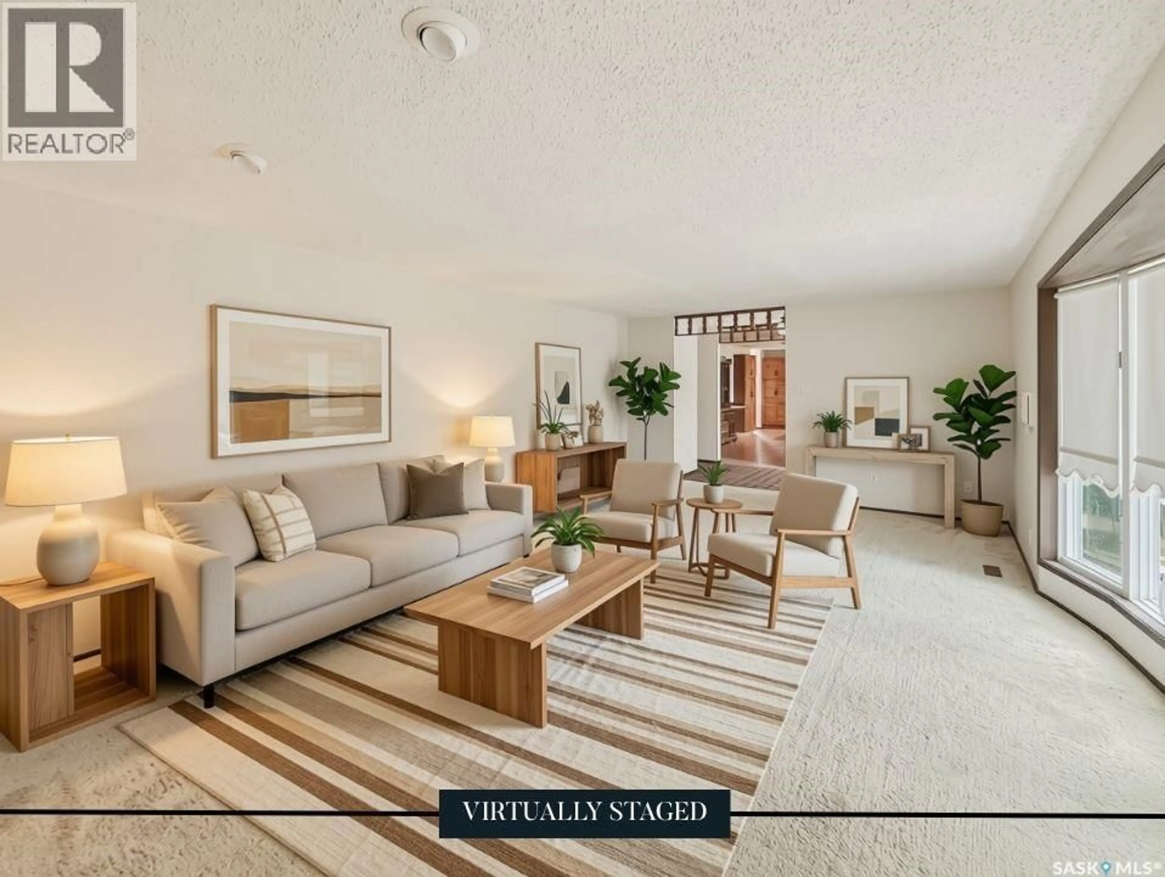 Living room with furniture, unknown for 512 1ST STREET N, Cabri Saskatchewan S0N0J0
