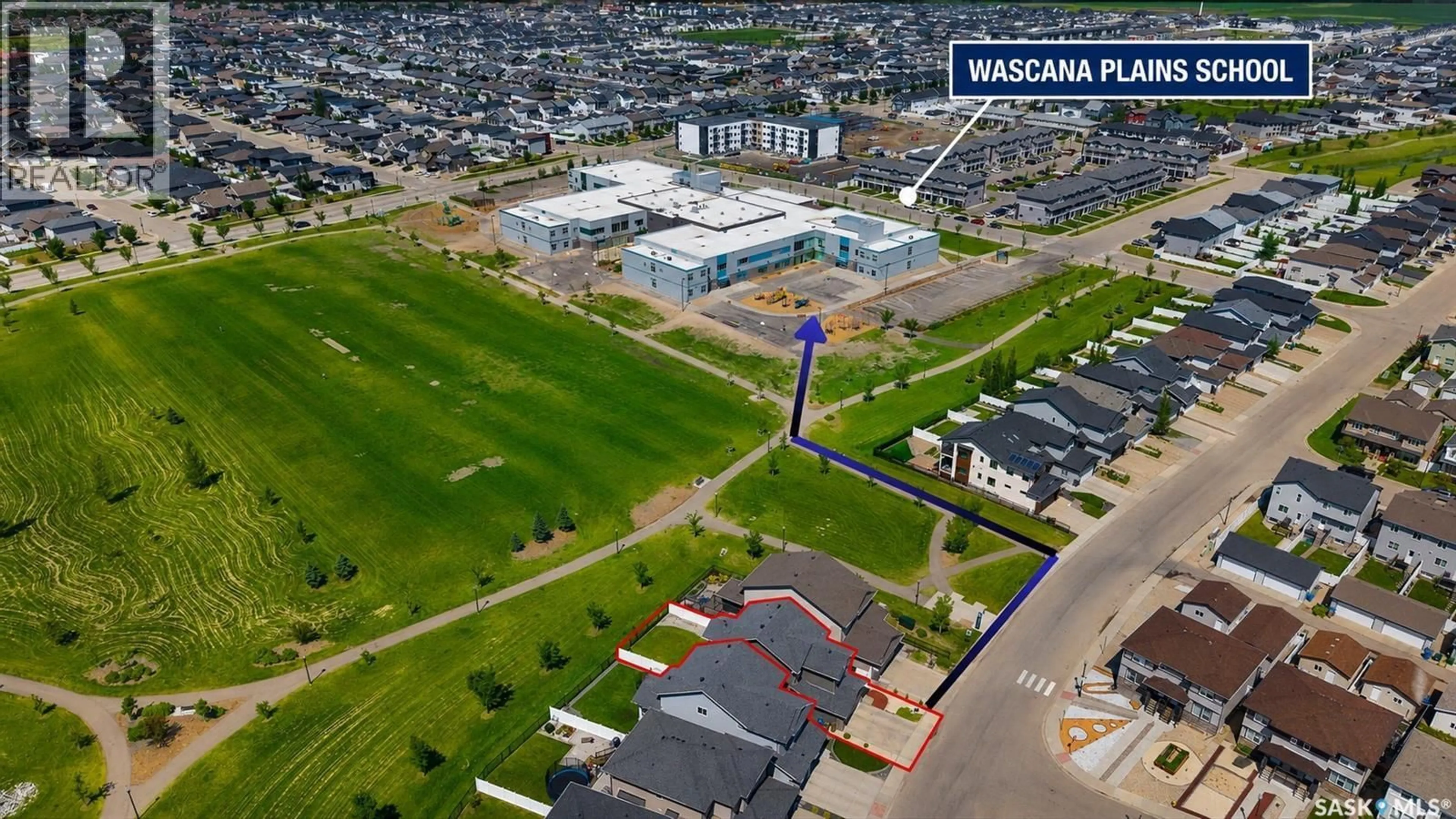 A pic from outside/outdoor area/front of a property/back of a property/a pic from drone, building for 3504 GREEN LILY ROAD, Regina Saskatchewan S4V3M8