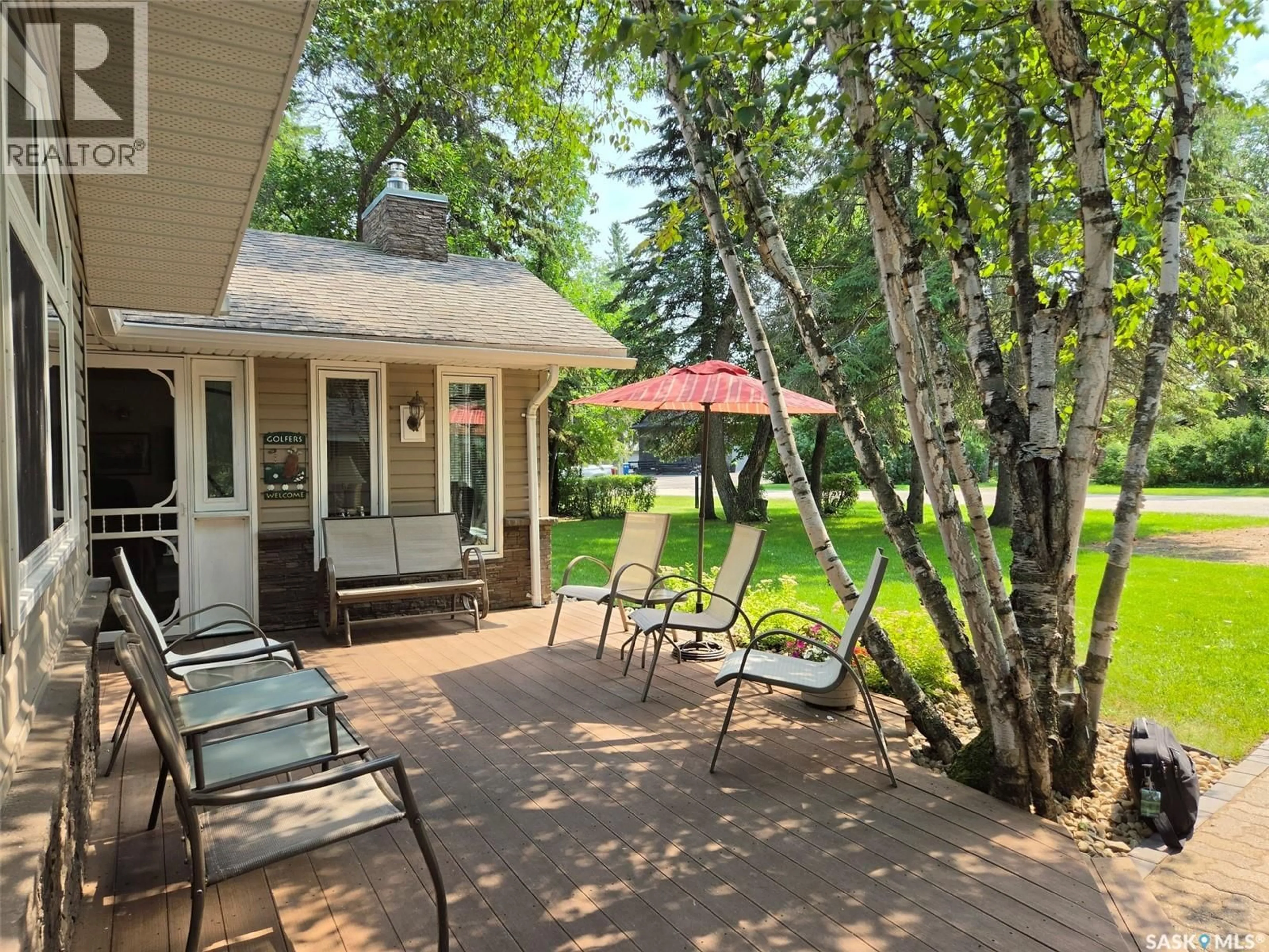 Patio, water/lake/river/ocean view for 7 CONFEDERATION DRIVE, Moose Mountain Provincial Park Saskatchewan S0C2S0
