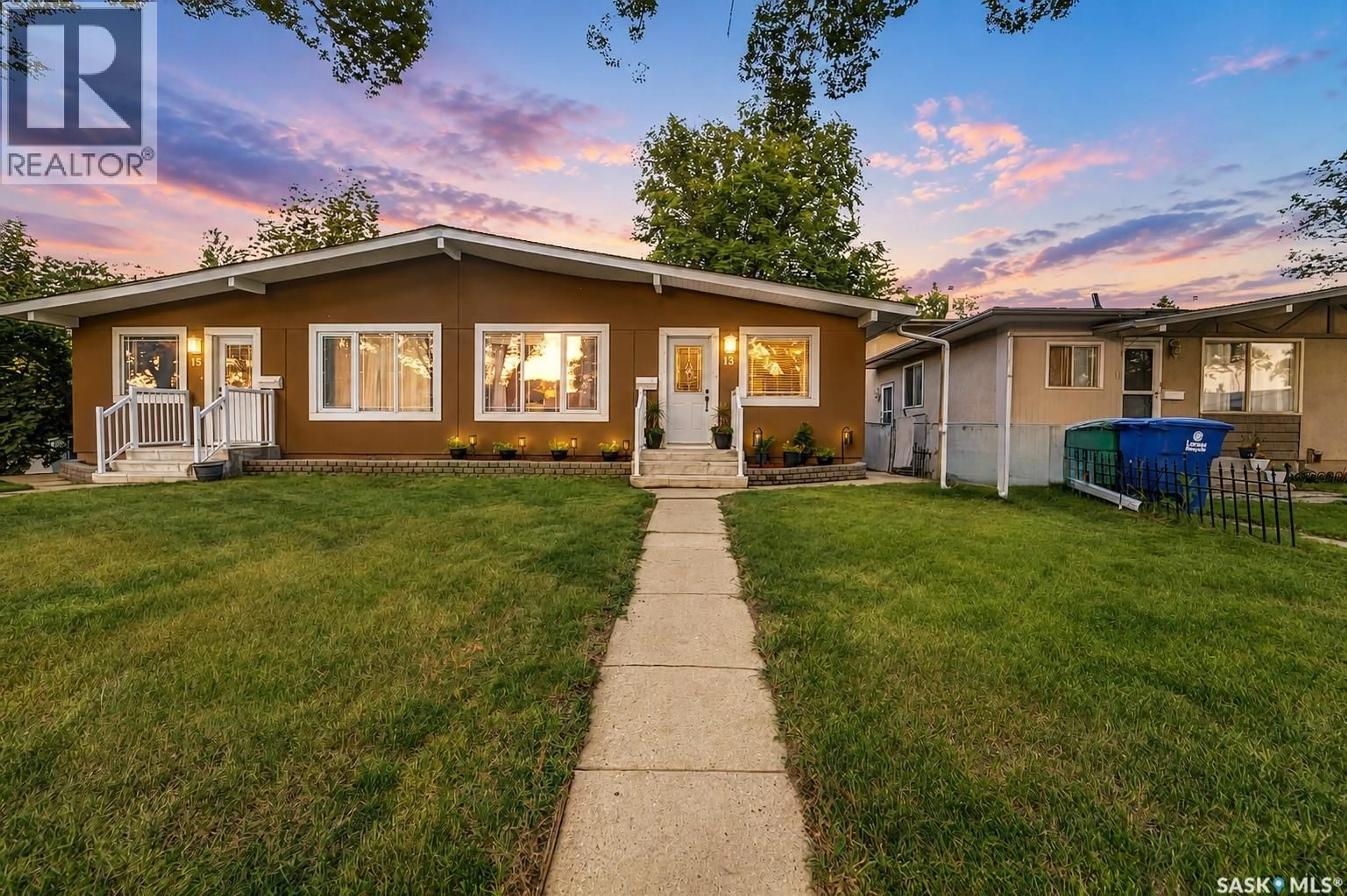 Home with vinyl exterior material, street for 13 CARLETON DRIVE, Saskatoon Saskatchewan S7H3N7