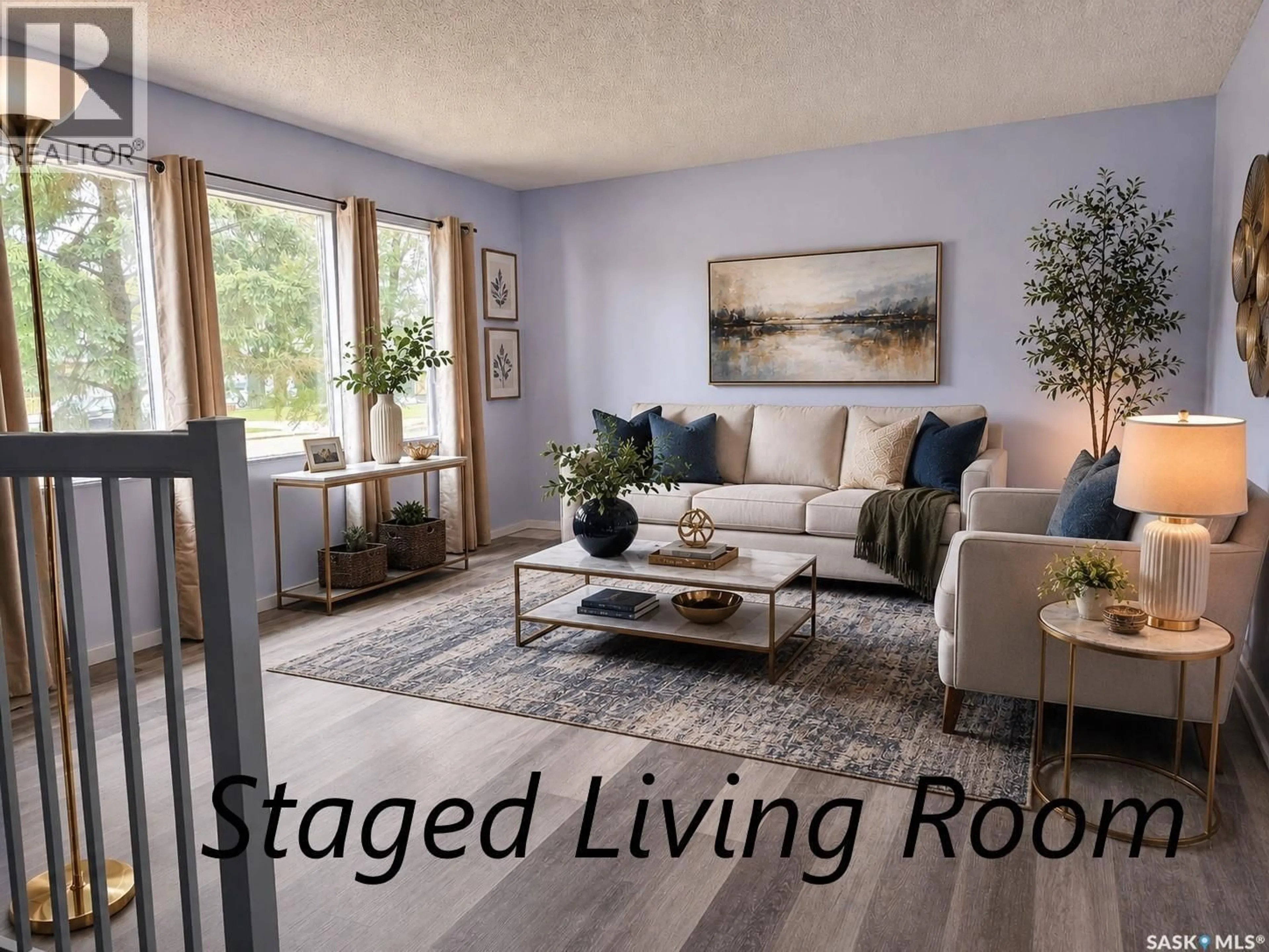 Living room with furniture, unknown for 1641 103RD STREET, North Battleford Saskatchewan S9A1L6
