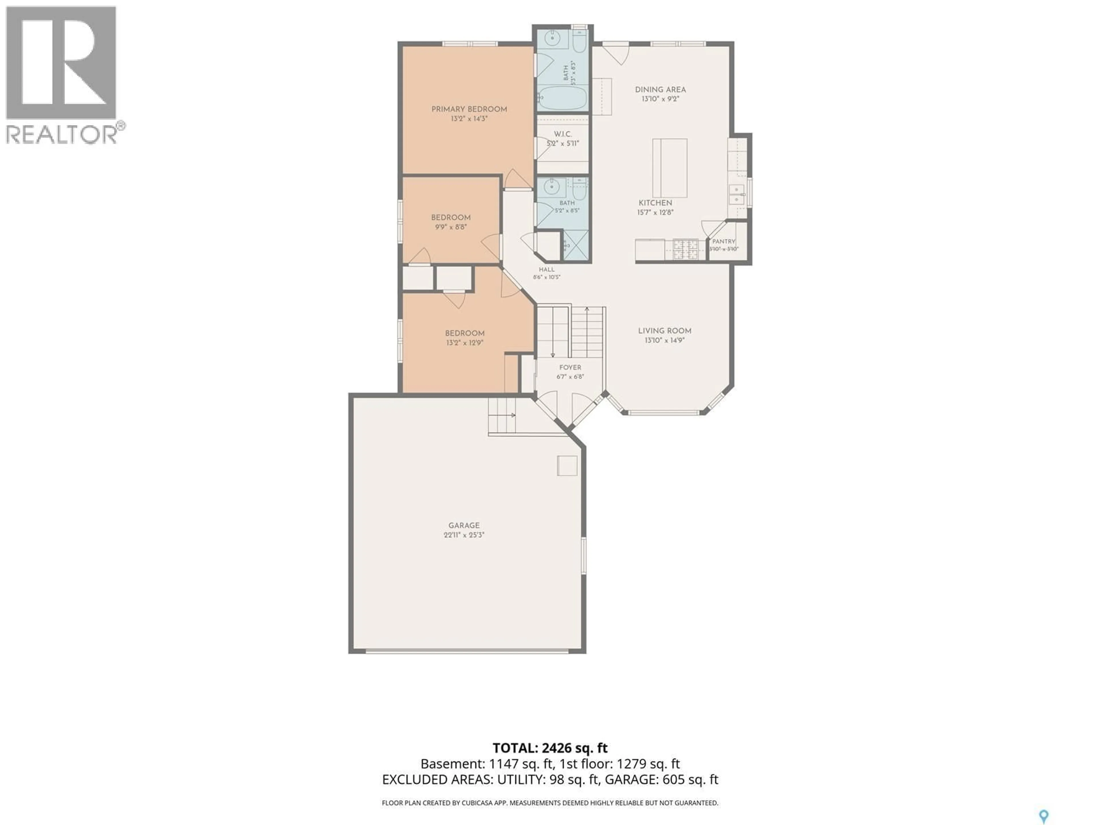 Floor plan for 1514 SHEPHERD CRESCENT, Saskatoon Saskatchewan S7W0B8