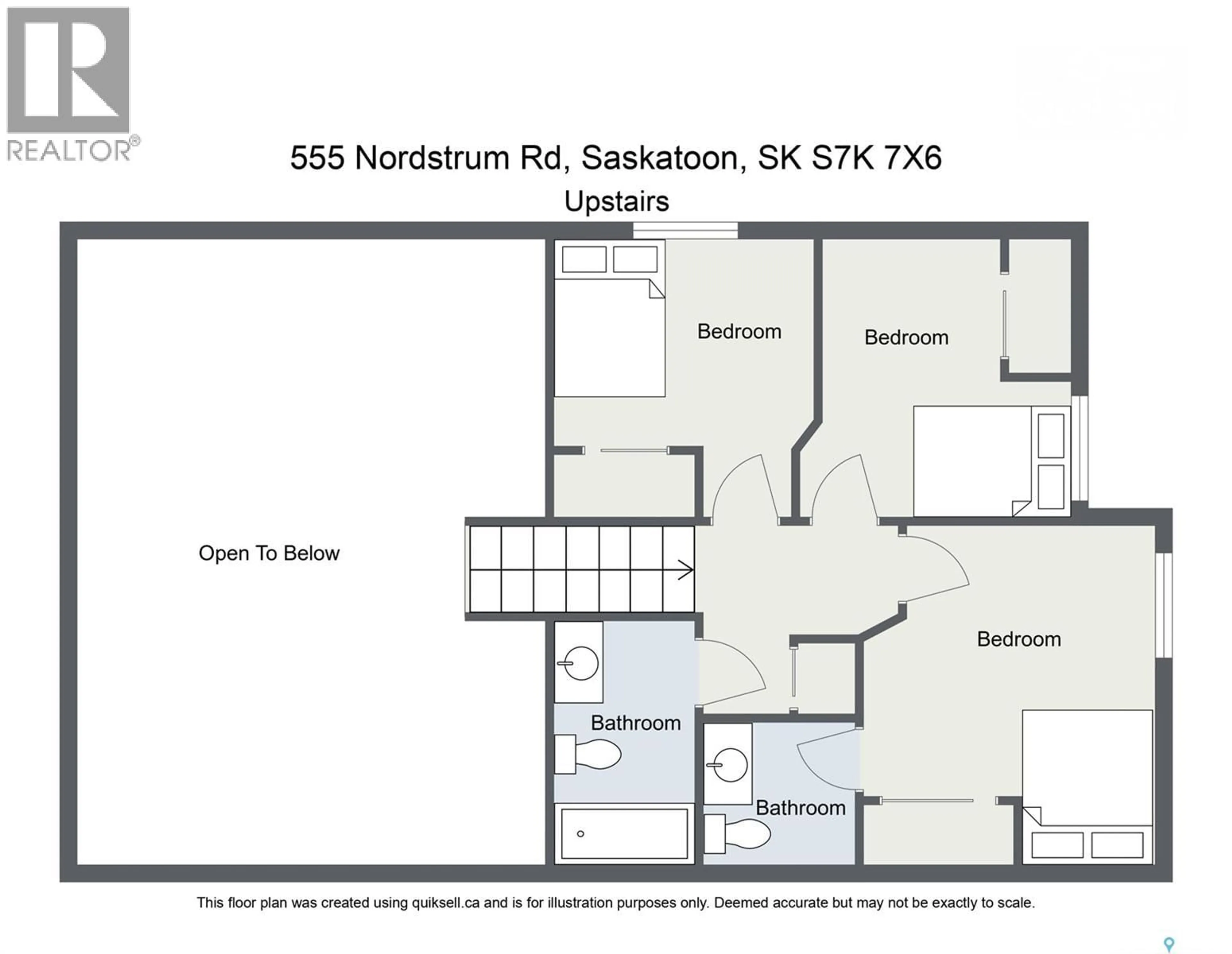 Floor plan for 555 NORDSTRUM ROAD, Saskatoon Saskatchewan S7K7X6