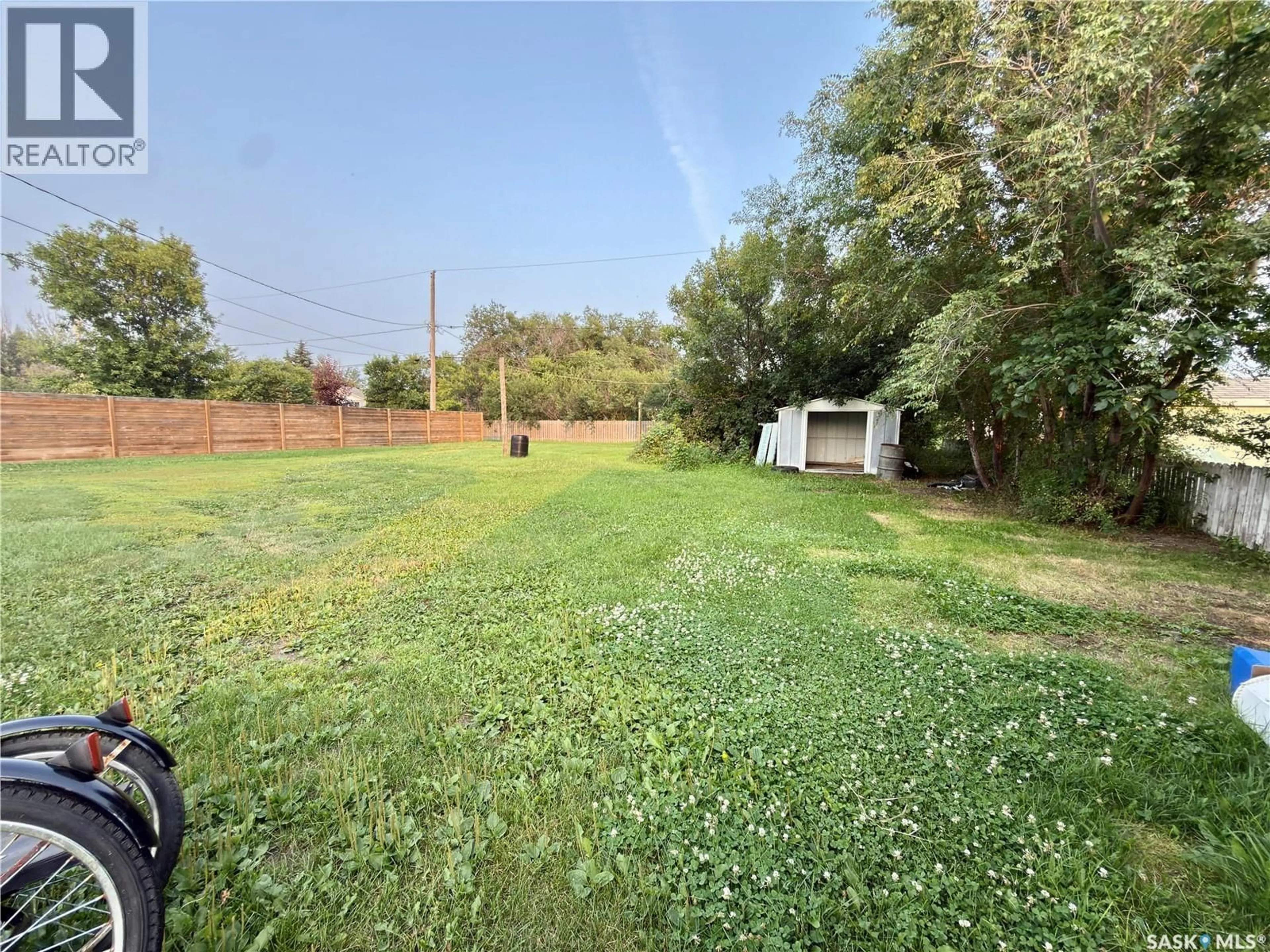 A pic from outside/outdoor area/front of a property/back of a property/a pic from drone, forest/trees view for 313 GRANT AVENUE, Hanley Saskatchewan S0G2E0