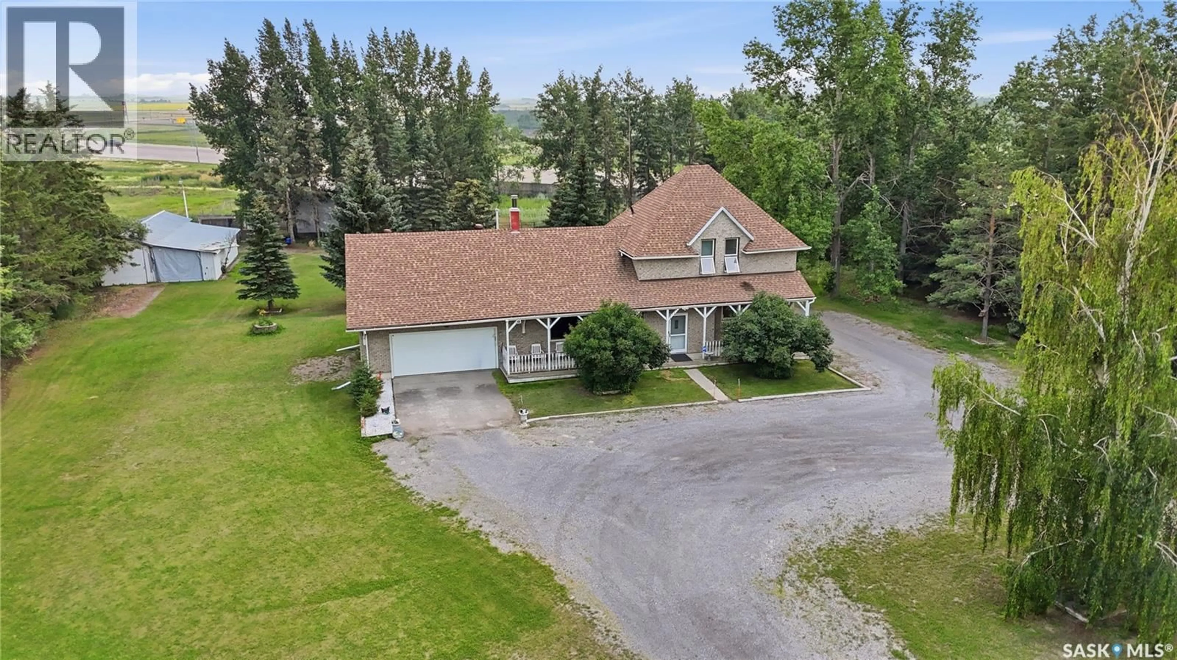 A pic from outside/outdoor area/front of a property/back of a property/a pic from drone, unknown for 749 GIBSON ROAD, Balgonie Saskatchewan S0G0E0