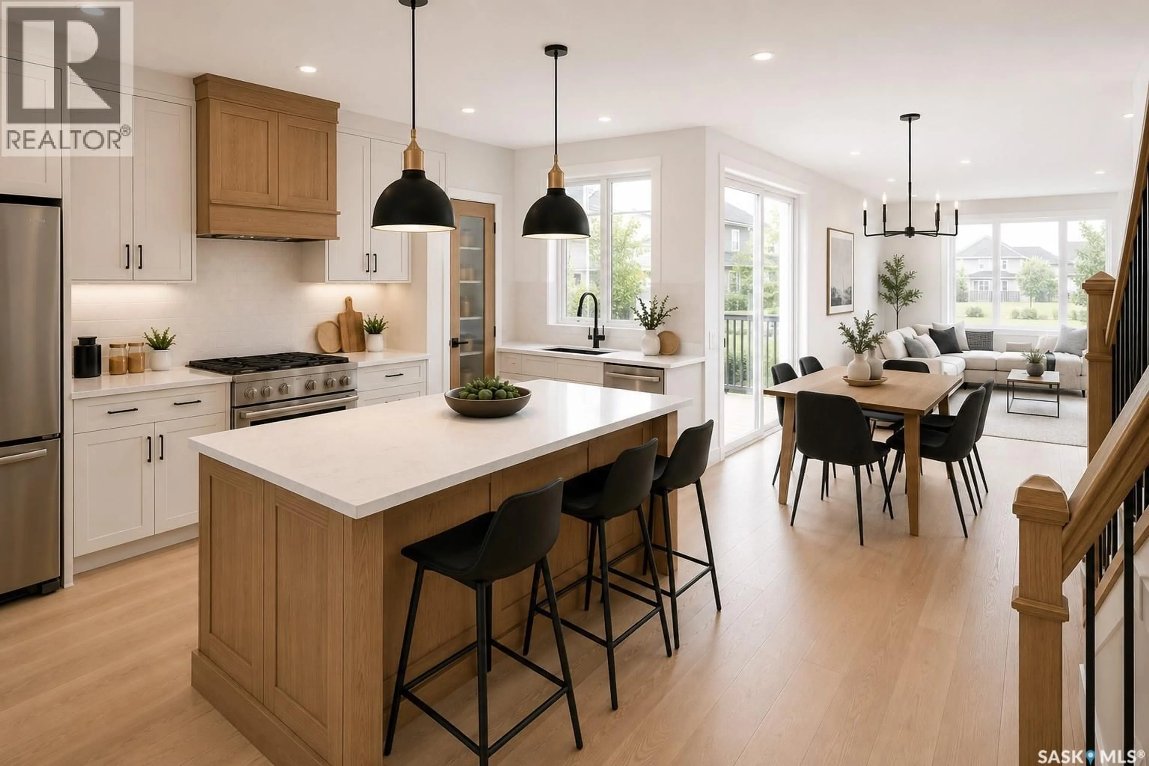 Open concept kitchen, unknown for 228 VETERANS DRIVE, Warman Saskatchewan S0K4S4