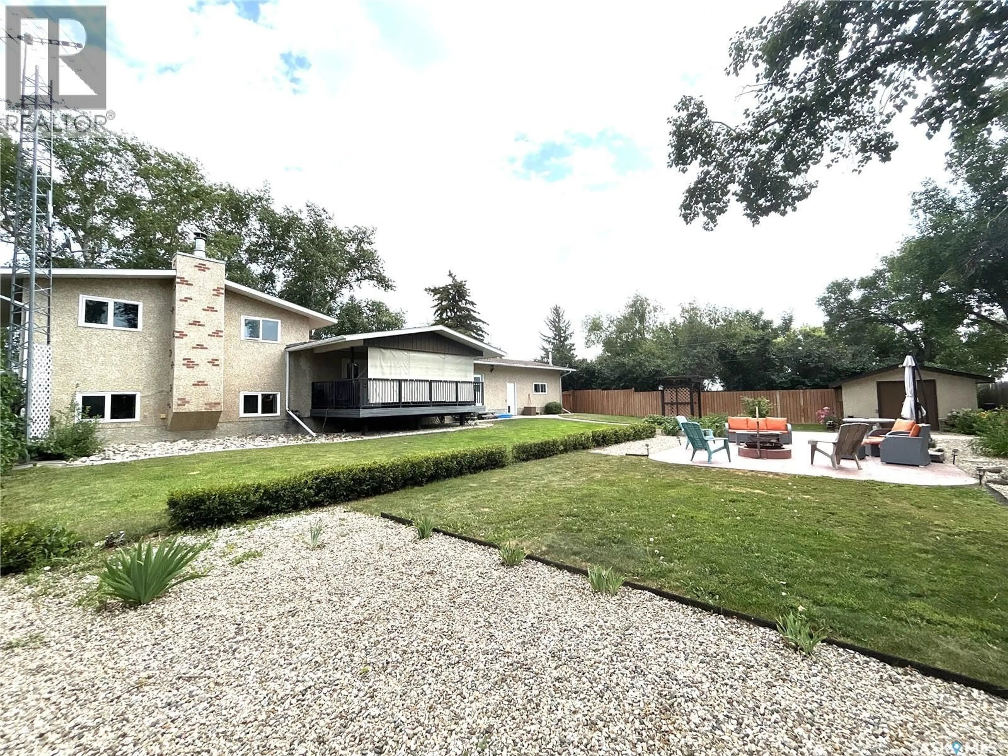 A pic from outside/outdoor area/front of a property/back of a property/a pic from drone, unknown for 205 SCHAEFER STREET, Richmound Saskatchewan S0N2E0