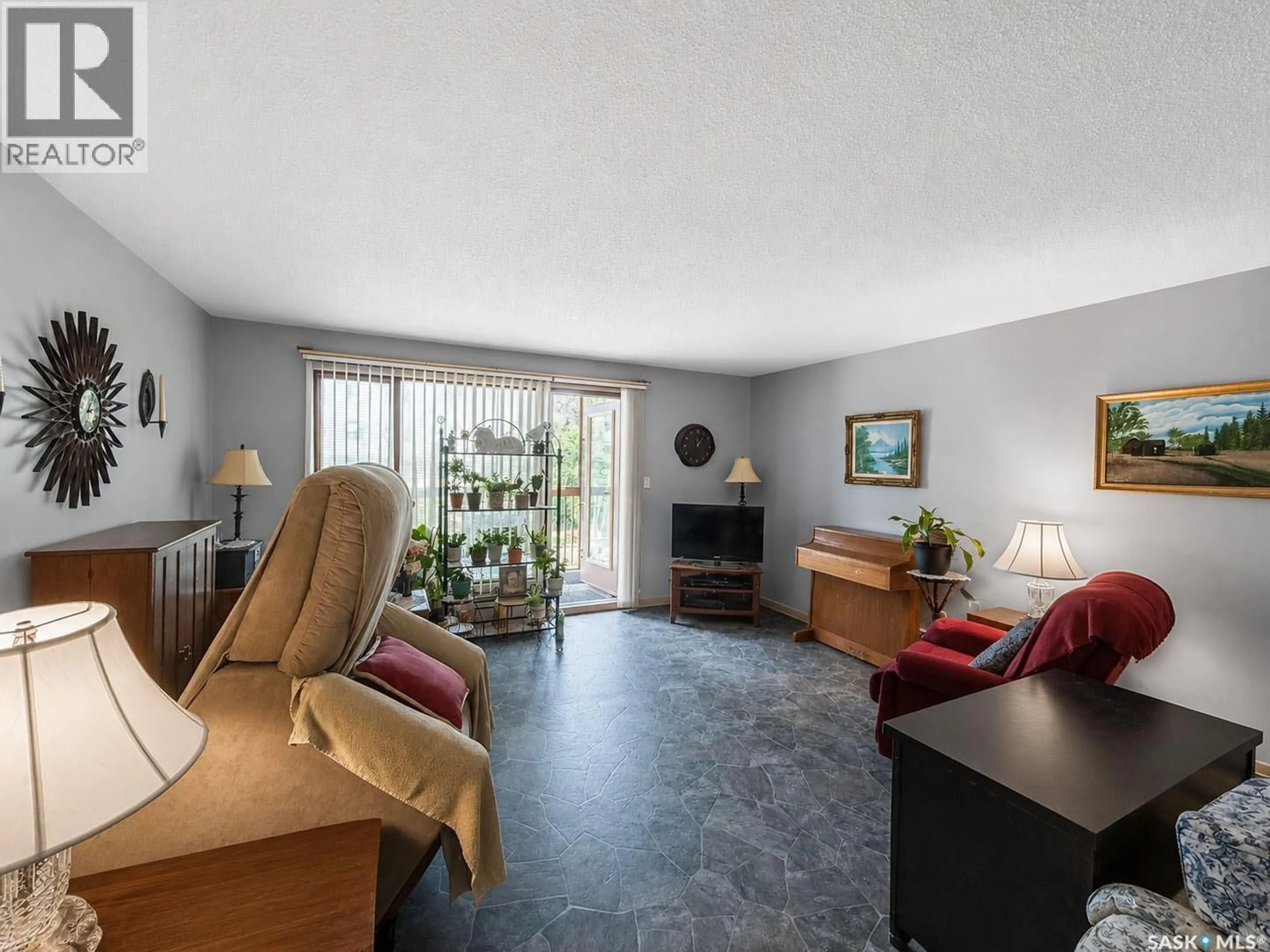 Living room with furniture, unknown for E - 304 255 7TH STREET, Prince Albert Saskatchewan S6V0R9