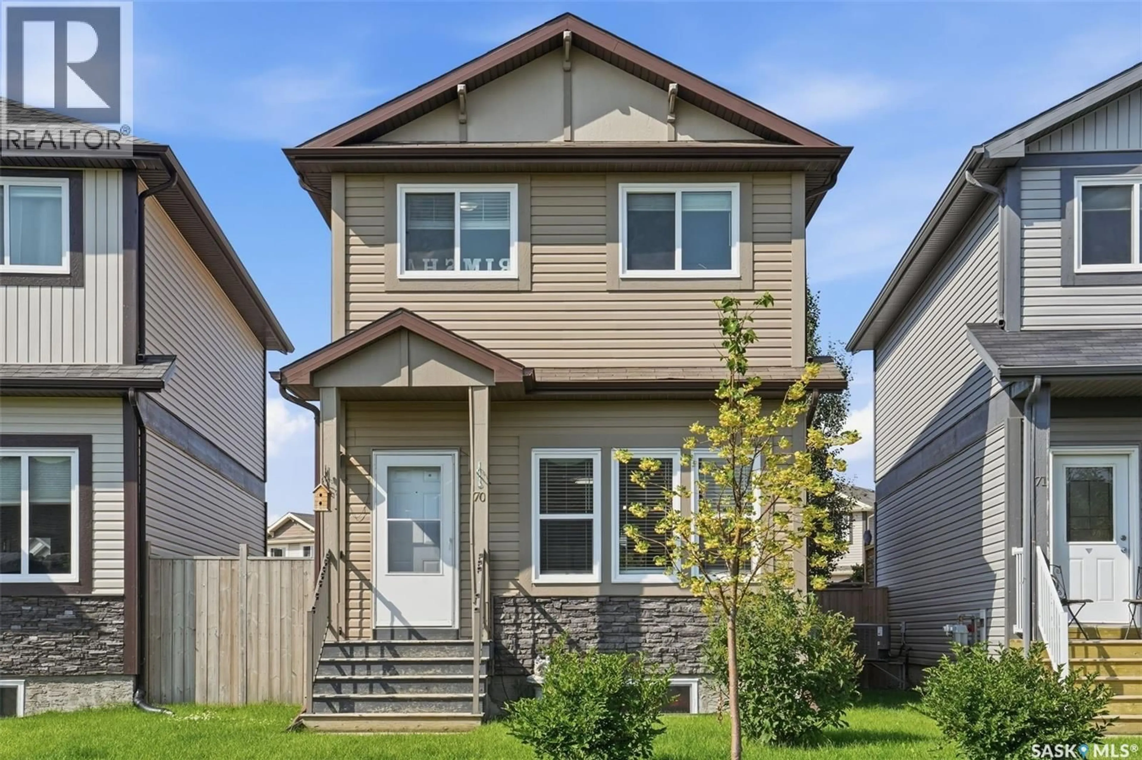 Home with vinyl exterior material, street for E - 70 235 ROSEWOOD BOULEVARD, Saskatoon Saskatchewan S7V0J3