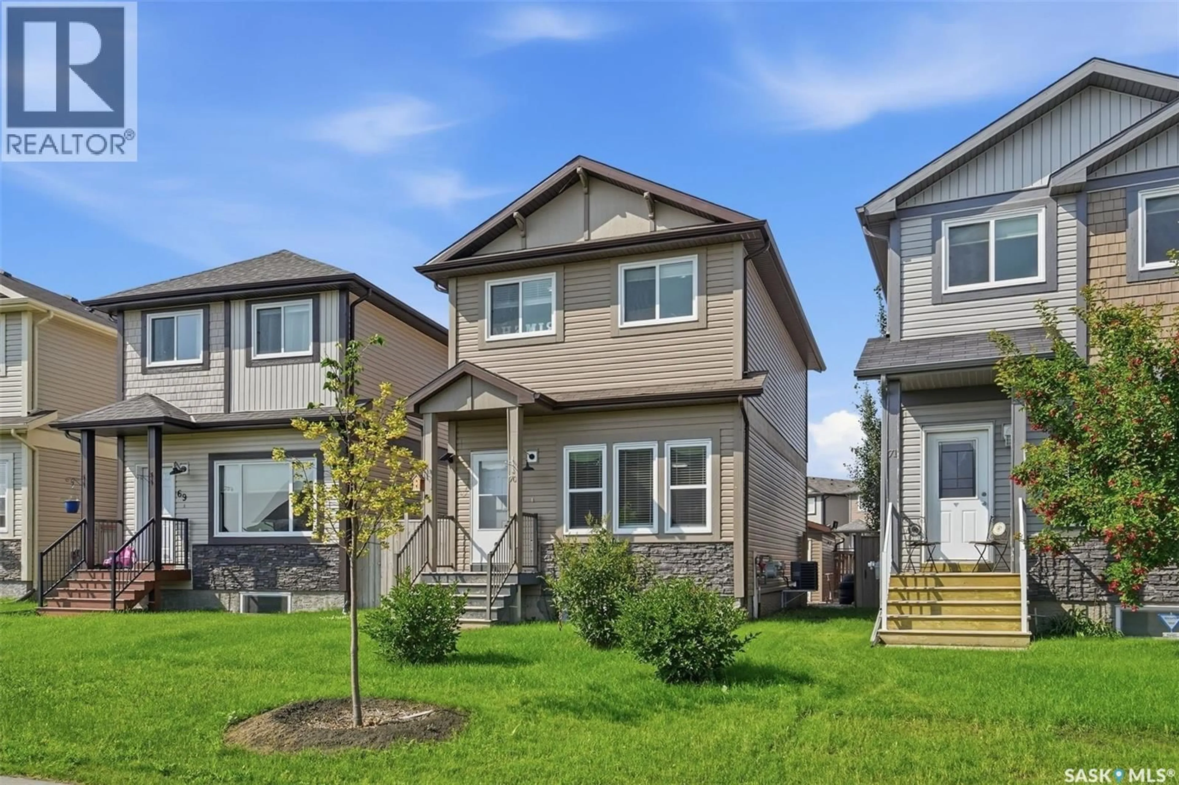 Home with vinyl exterior material, street for E - 70 235 ROSEWOOD BOULEVARD, Saskatoon Saskatchewan S7V0J3