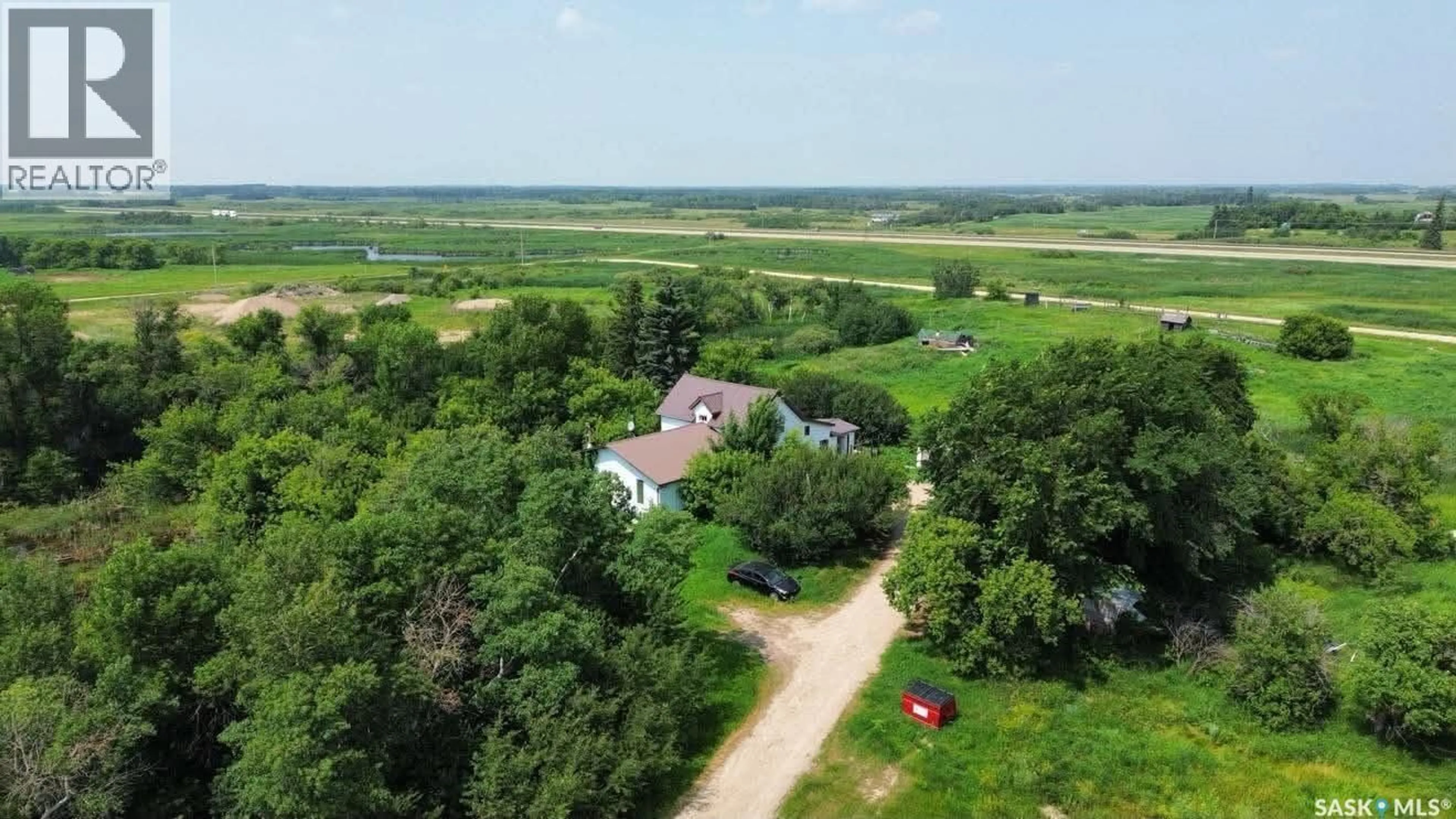 A pic from outside/outdoor area/front of a property/back of a property/a pic from drone, unknown for S & P ACRES, Percival Saskatchewan S0G5C0