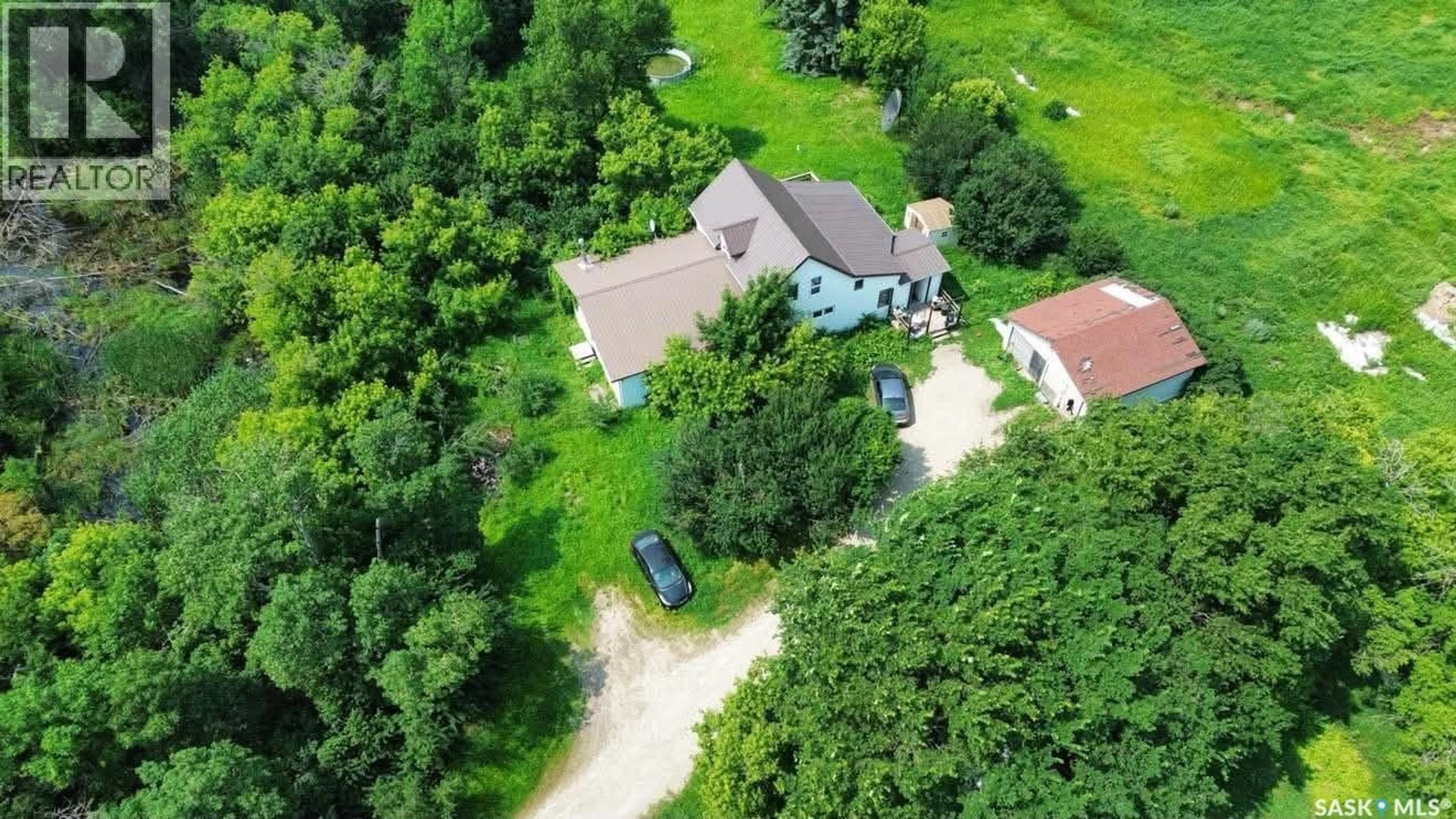 A pic from outside/outdoor area/front of a property/back of a property/a pic from drone, unknown for S & P ACRES, Percival Saskatchewan S0G5C0