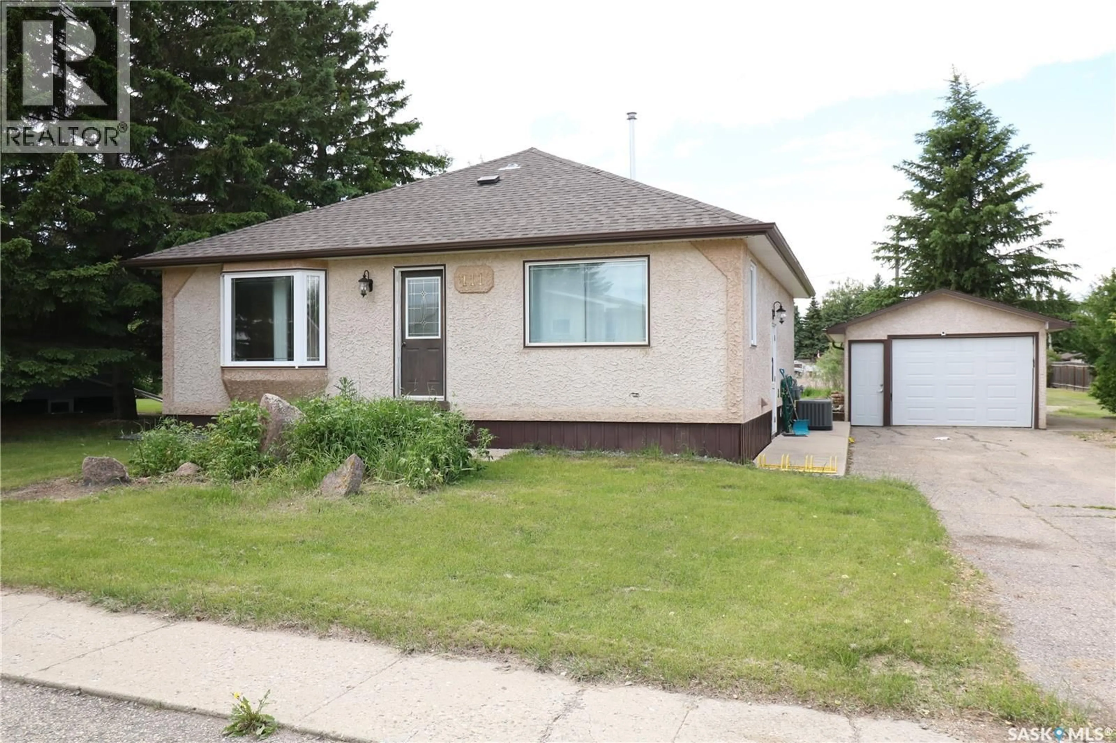 Home with vinyl exterior material, street for 111 HENDERSON STREET, Grayson Saskatchewan S0A1E0