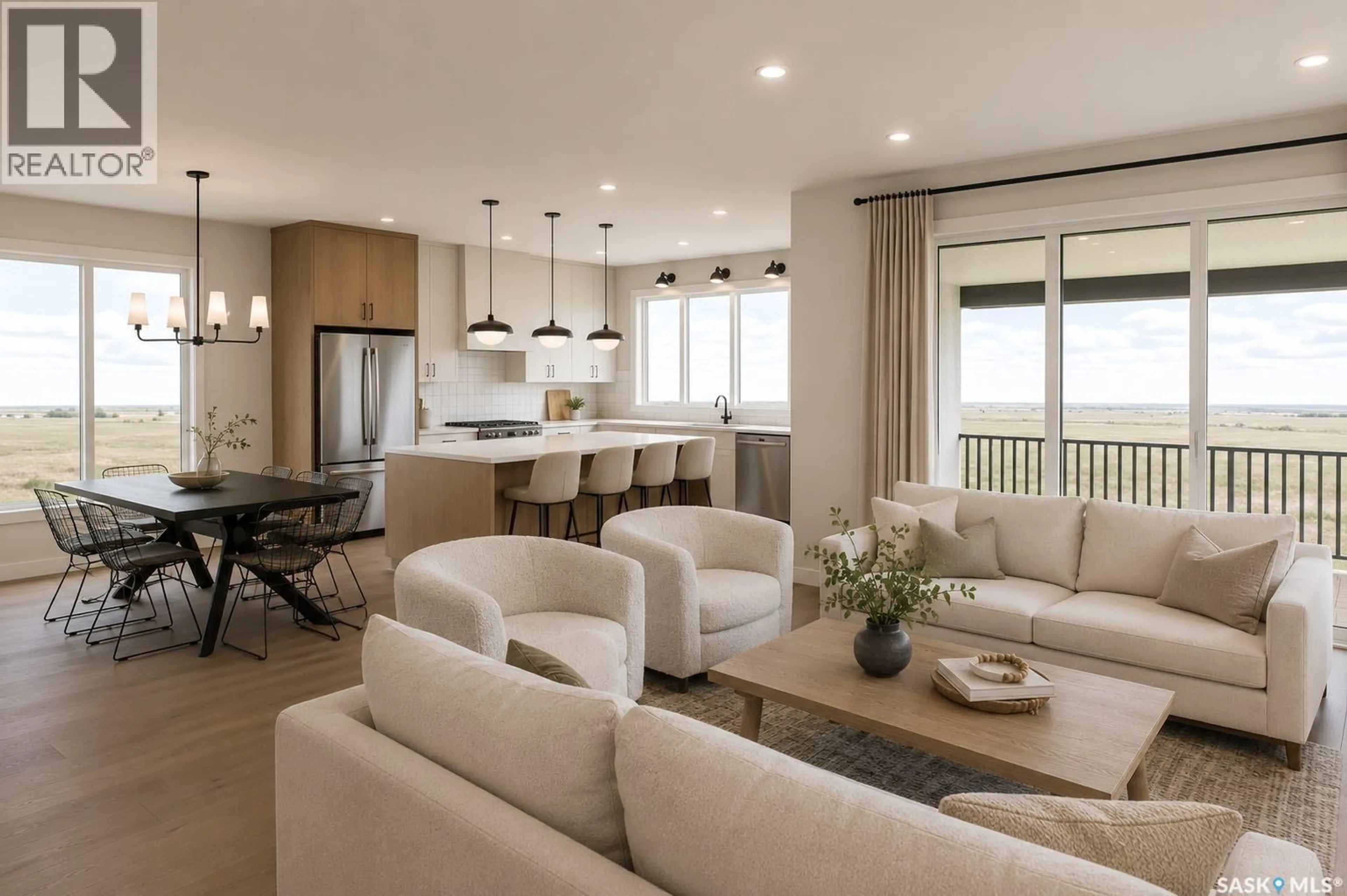 Open concept kitchen, unknown for 35 COUNTRY ROAD, Lumsden Saskatchewan S0G3C0