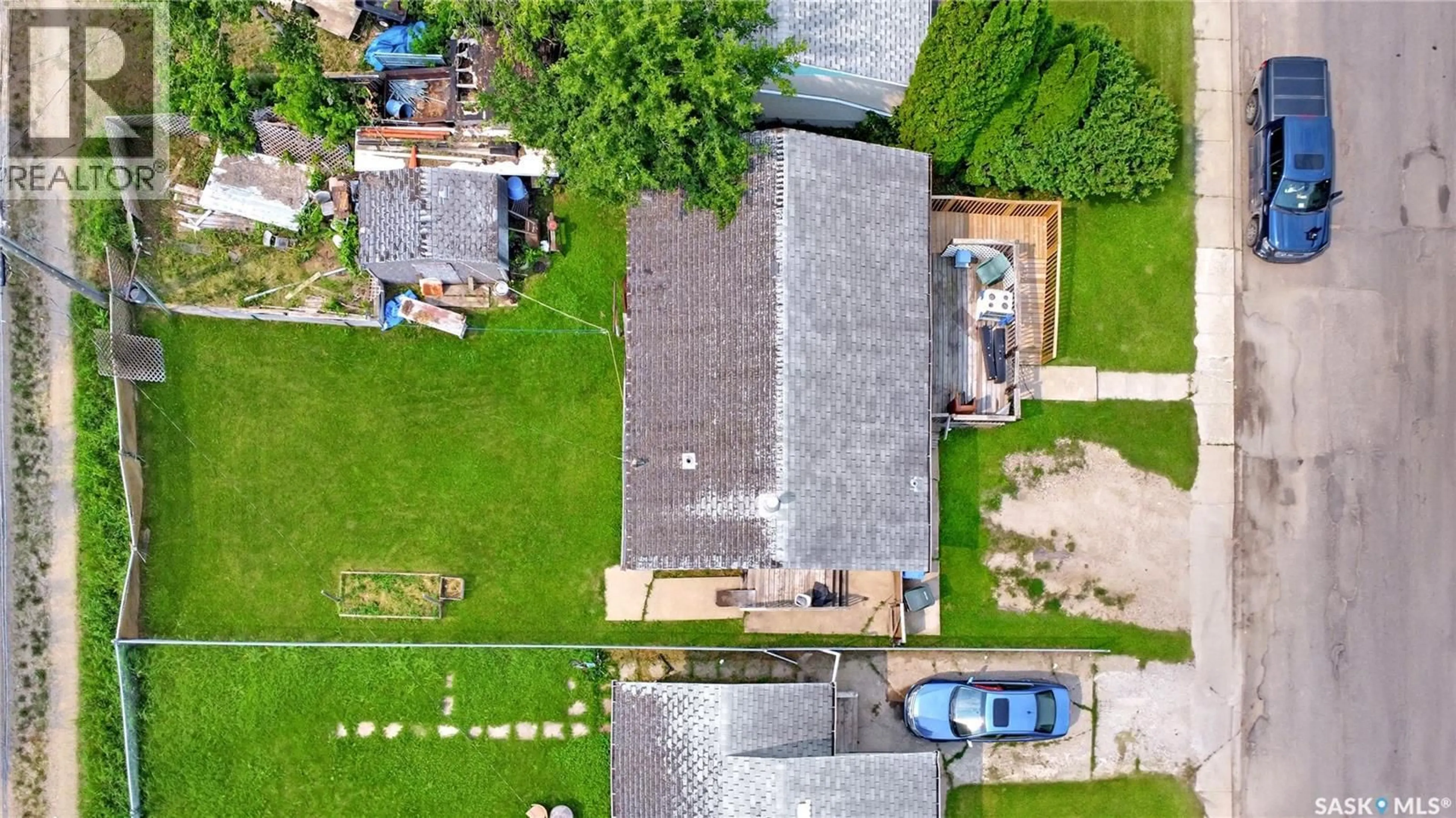 A pic from outside/outdoor area/front of a property/back of a property/a pic from drone, building for 1787 13TH STREET, Prince Albert Saskatchewan S6V3K2