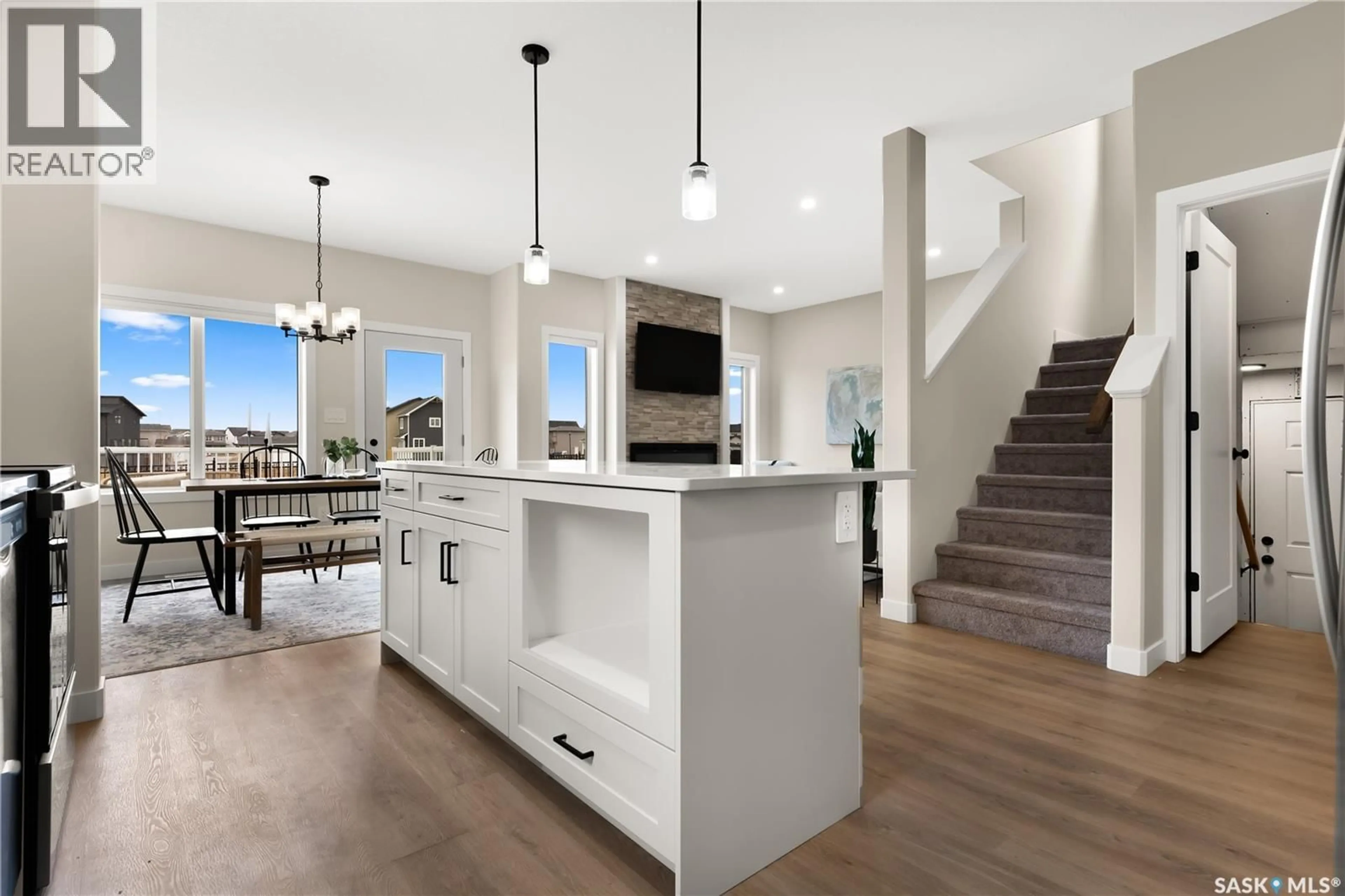 Open concept kitchen, unknown for 595 COCKCROFT COURT, Saskatoon Saskatchewan S7V1Y8