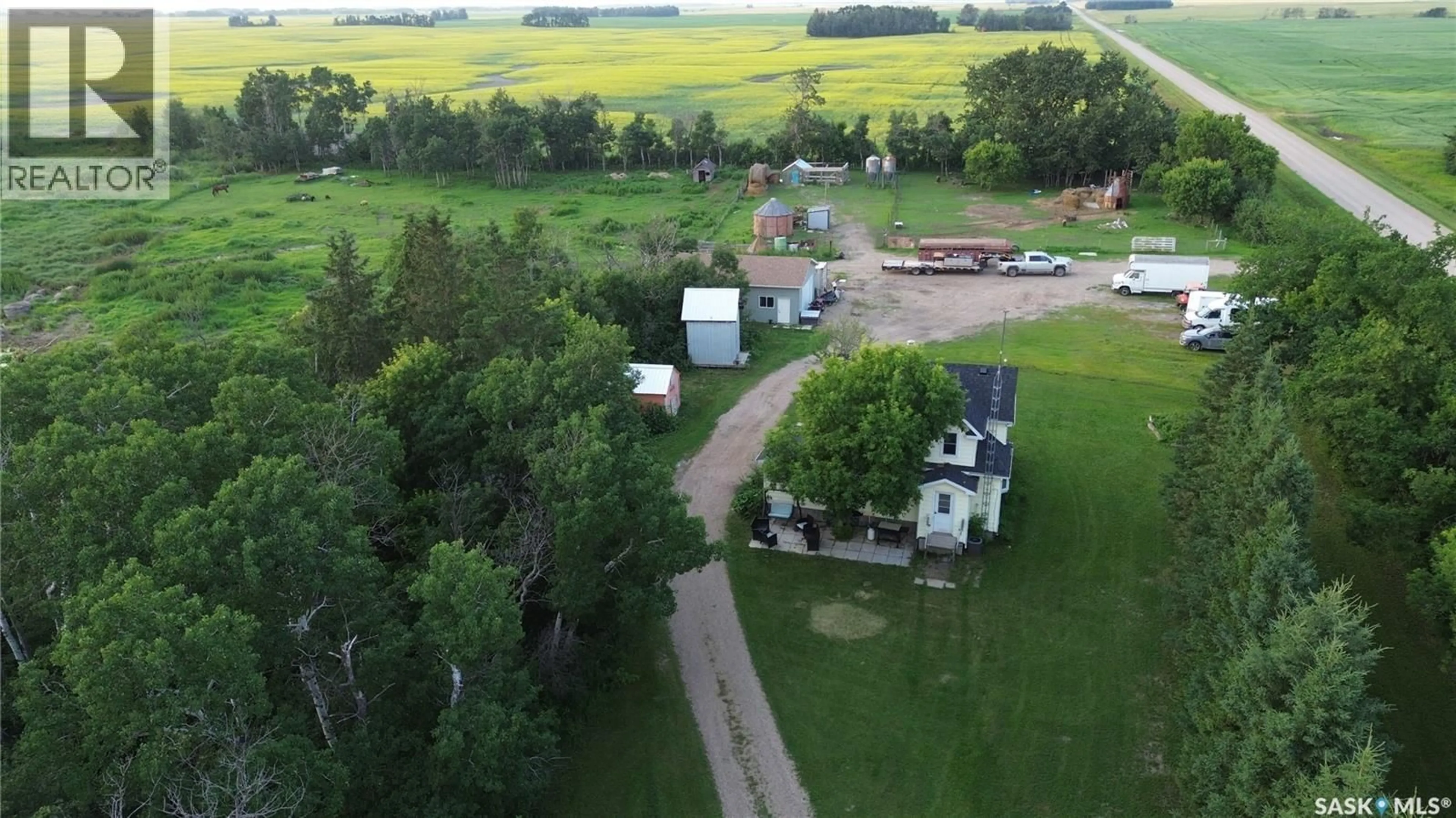 A pic from outside/outdoor area/front of a property/back of a property/a pic from drone, unknown for Ogden INVERMAY ACREAGE, Invermay Rm No. 305 Saskatchewan S0A1M0