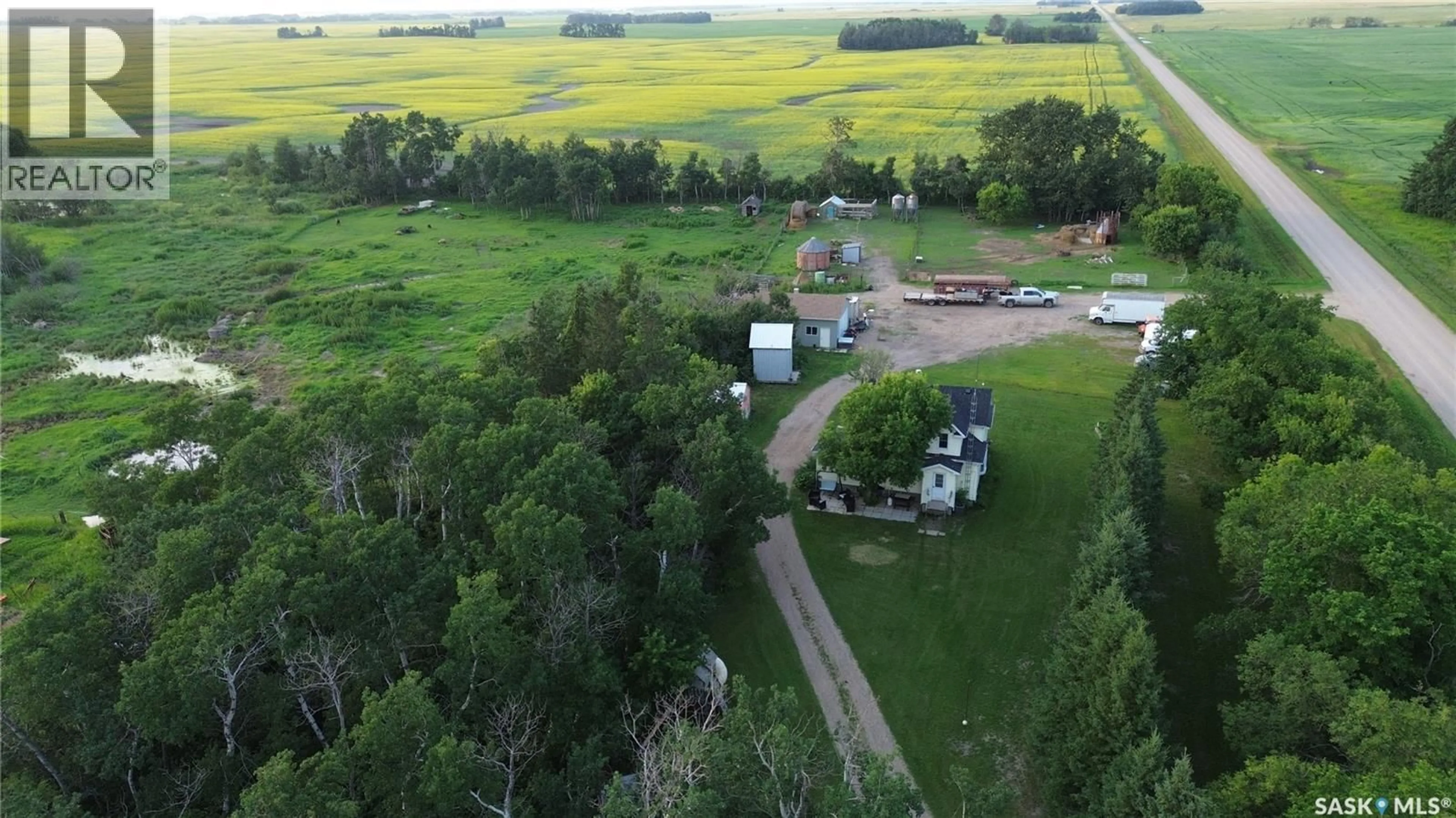 A pic from outside/outdoor area/front of a property/back of a property/a pic from drone, unknown for Ogden INVERMAY ACREAGE, Invermay Rm No. 305 Saskatchewan S0A1M0