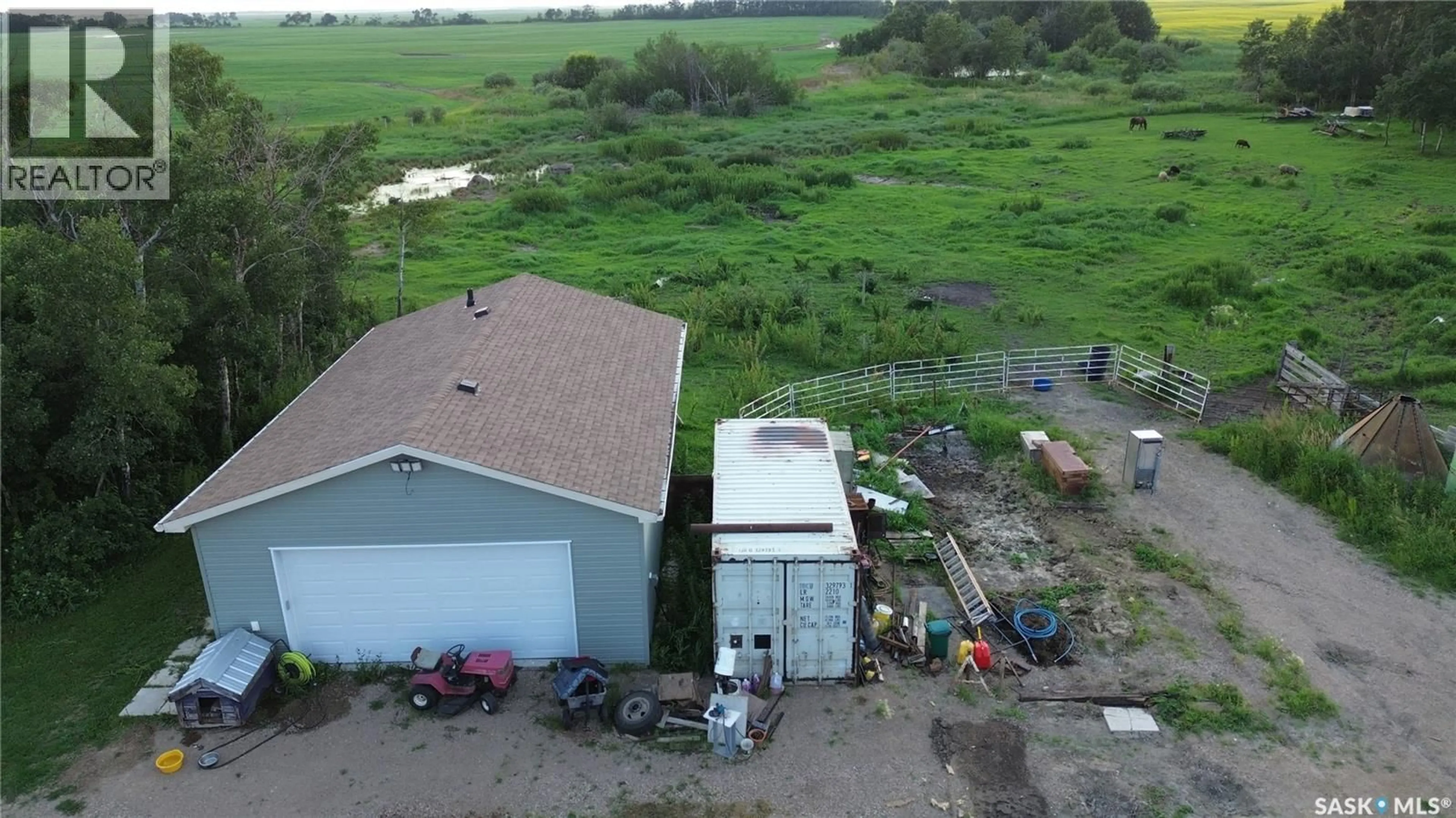 A pic from outside/outdoor area/front of a property/back of a property/a pic from drone, unknown for Ogden INVERMAY ACREAGE, Invermay Rm No. 305 Saskatchewan S0A1M0
