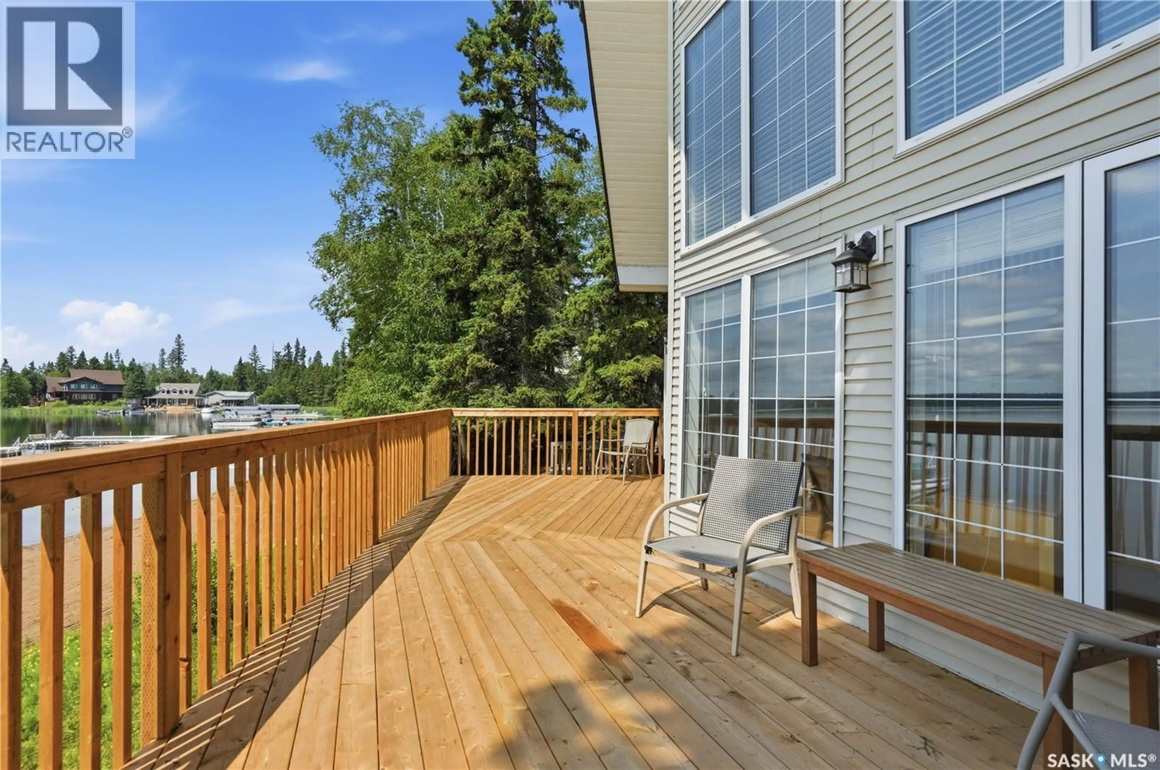Patio, water/lake/river/ocean view for 322 NEIS DRIVE, Emma Lake Saskatchewan S0J0N0