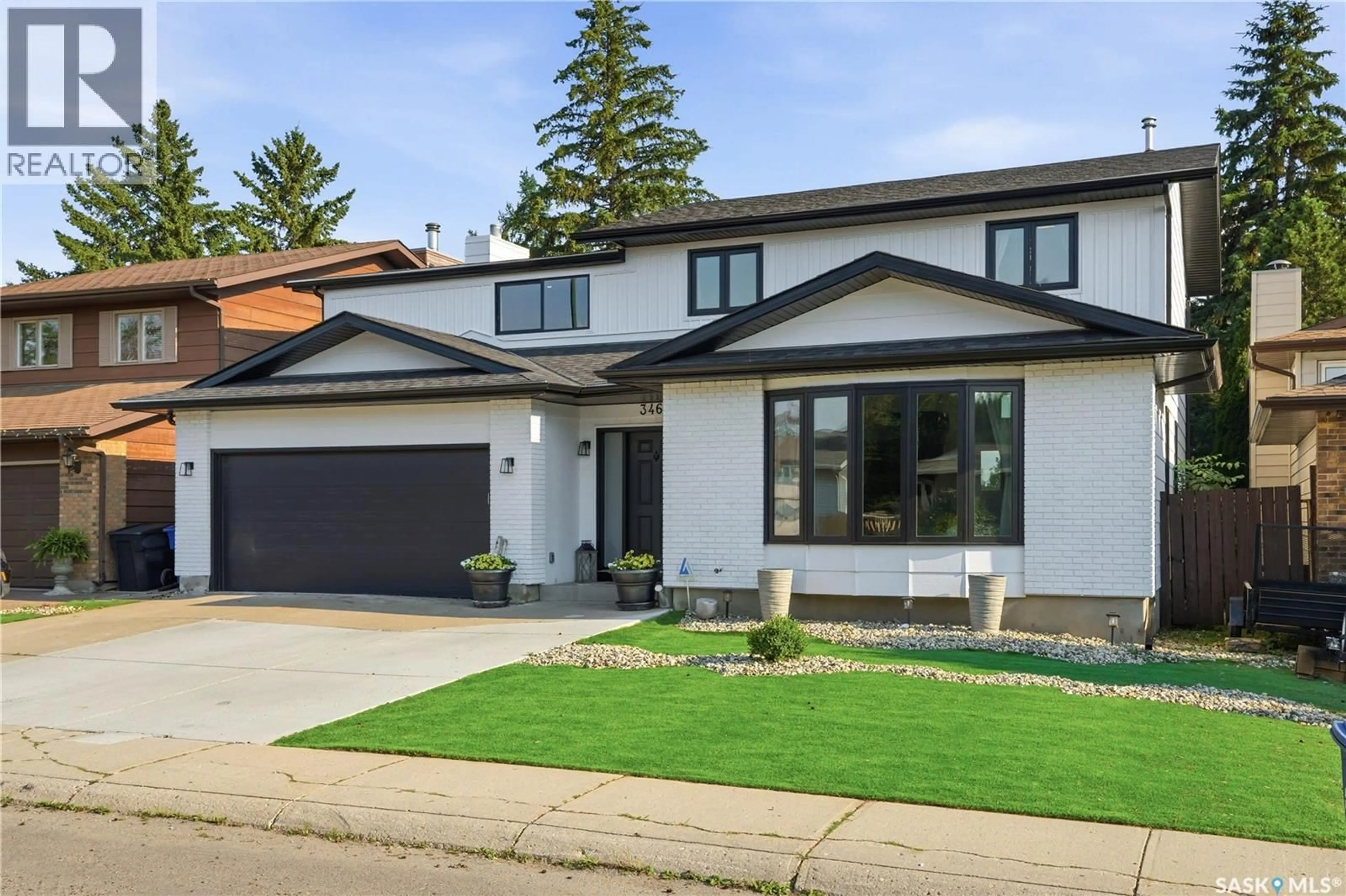 Home with brick exterior material, street for 346 WAKAW CRESCENT, Saskatoon Saskatchewan S7J4E2
