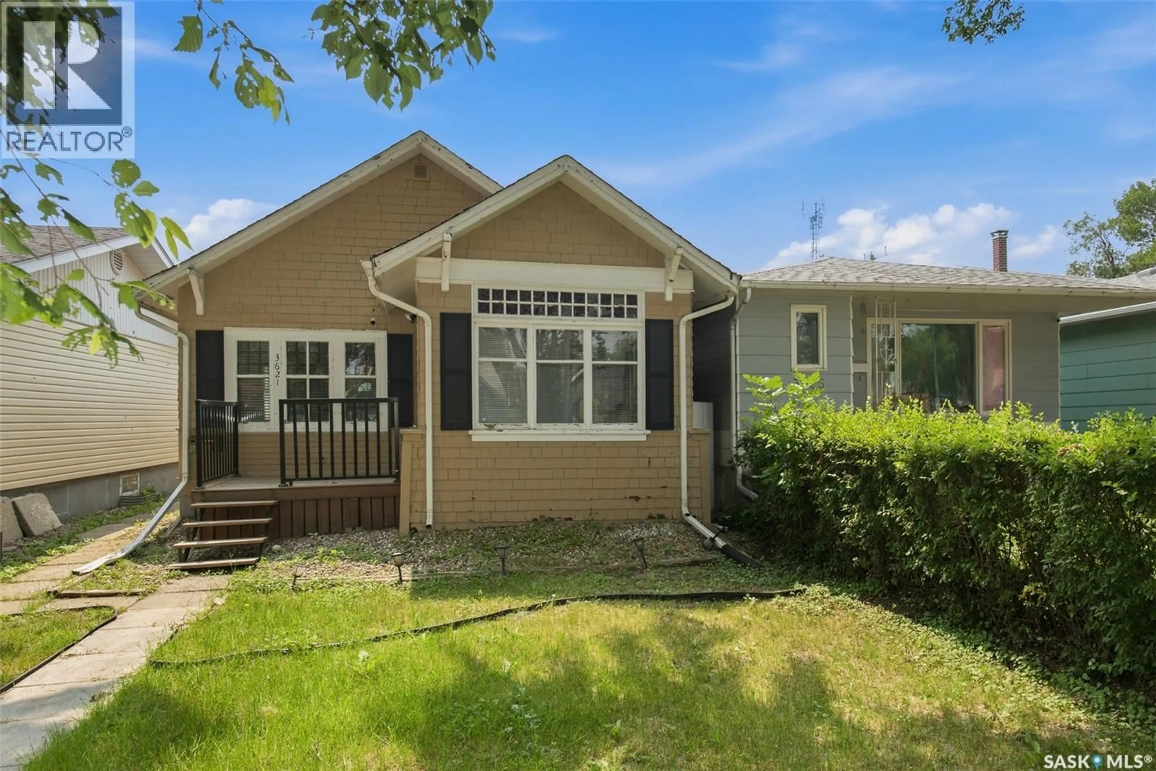 Home with vinyl exterior material, street for 3621 DEWDNEY AVENUE, Regina Saskatchewan S4T0Z6