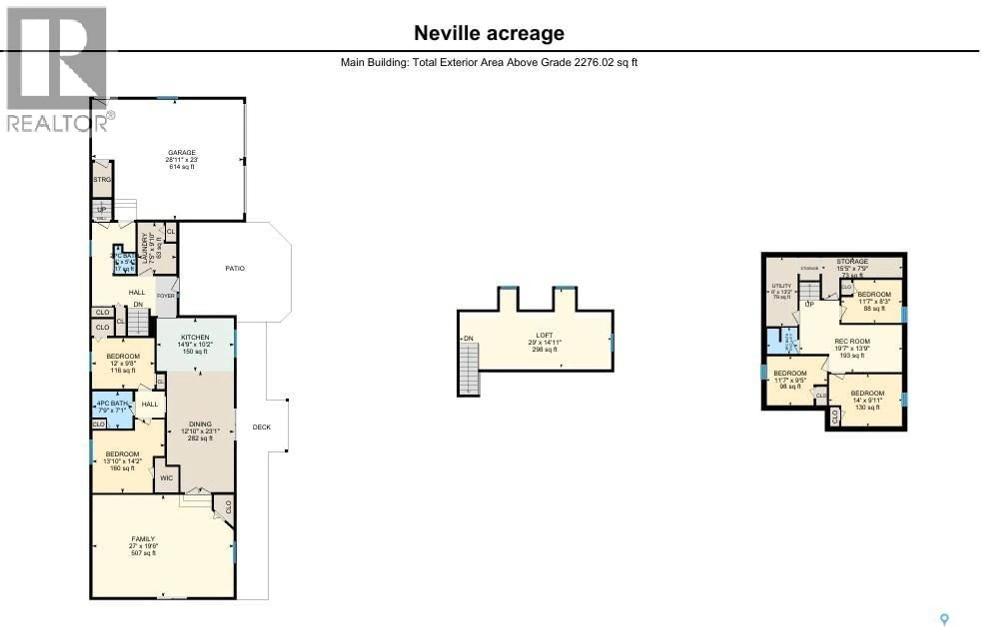 Floor plan for NEVILLE ACREAGE, Neville Saskatchewan S0N1T0
